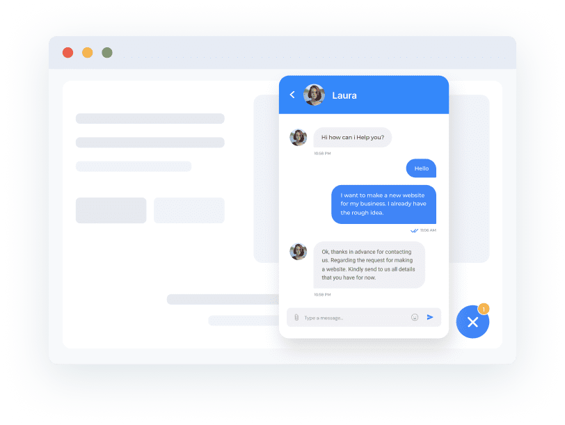 SMBcrm Chat Widget