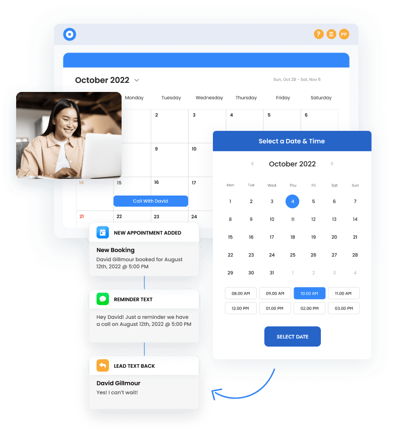 Online Calendar and Appointment Booking by SMBcrm