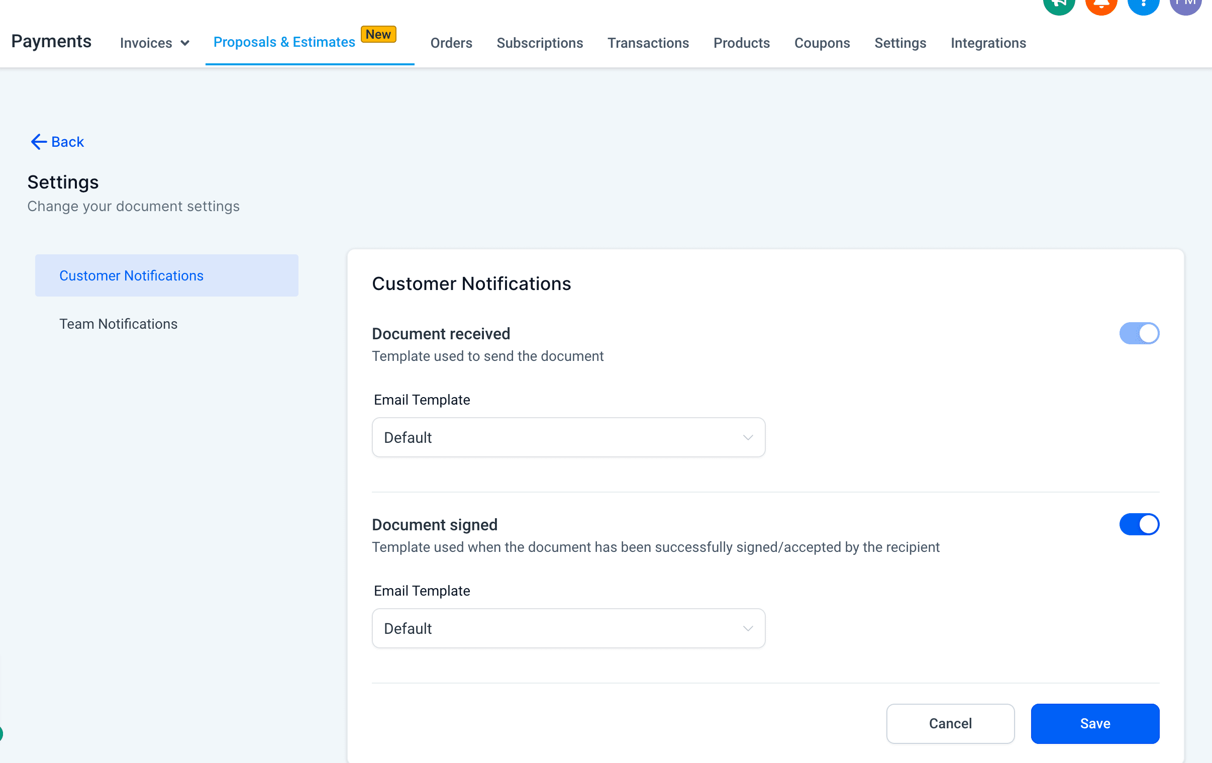User-Friendly Settings