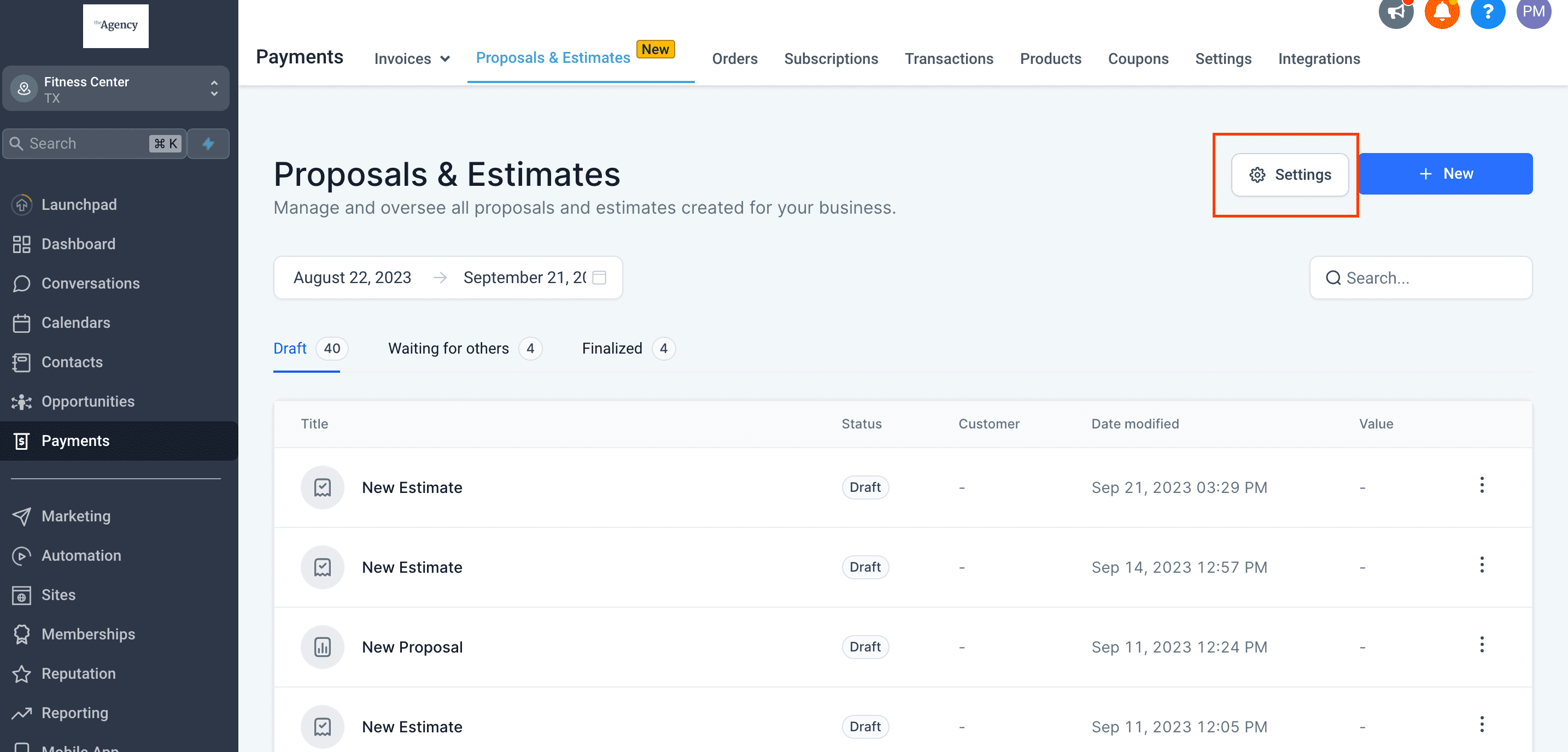Customised Email Notifications