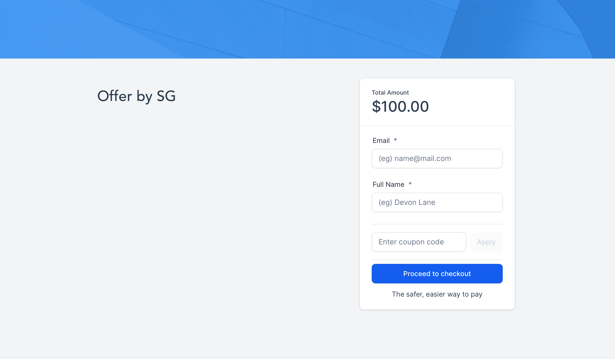 Coupon Application