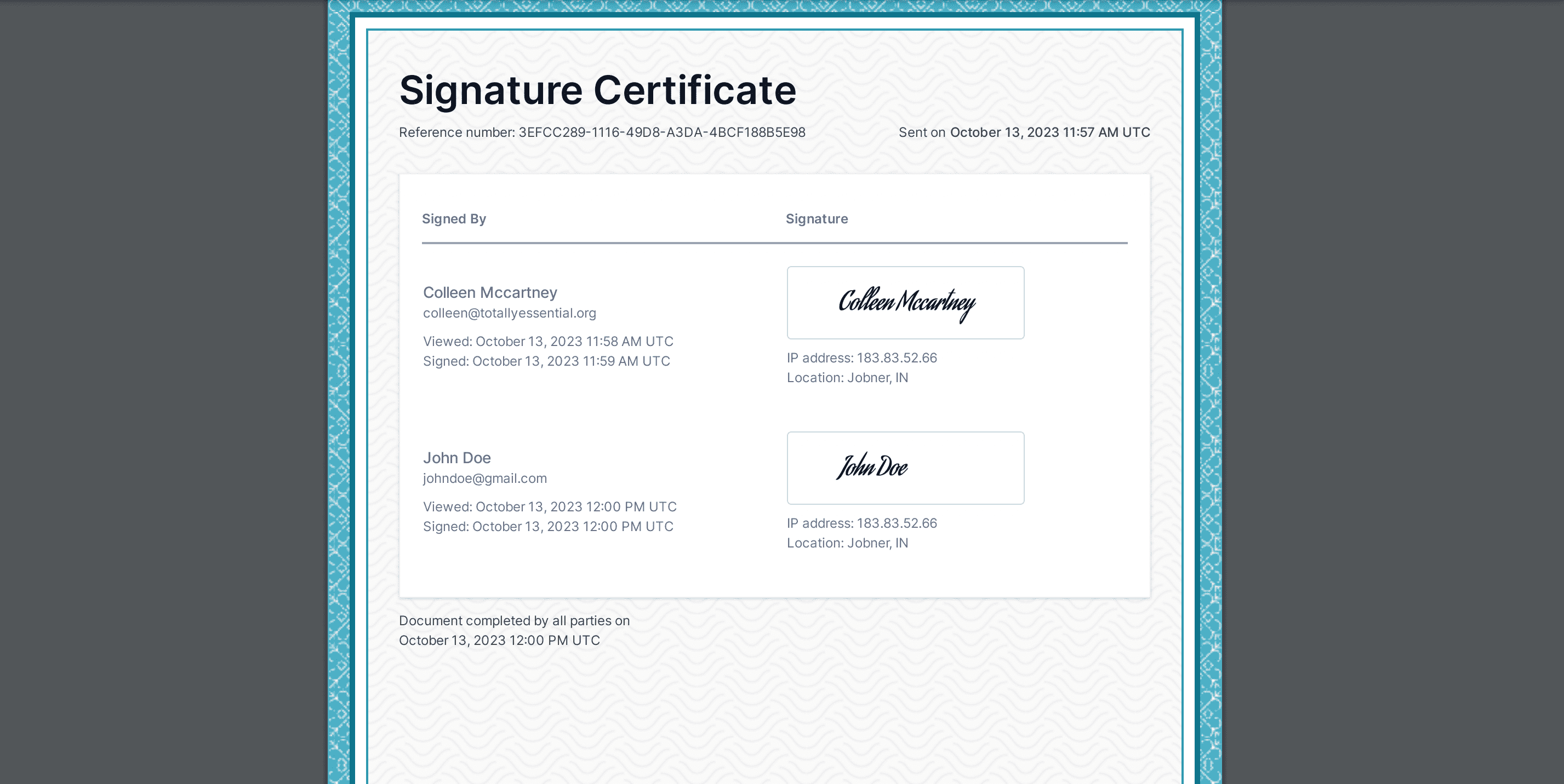 Multiple recipient support