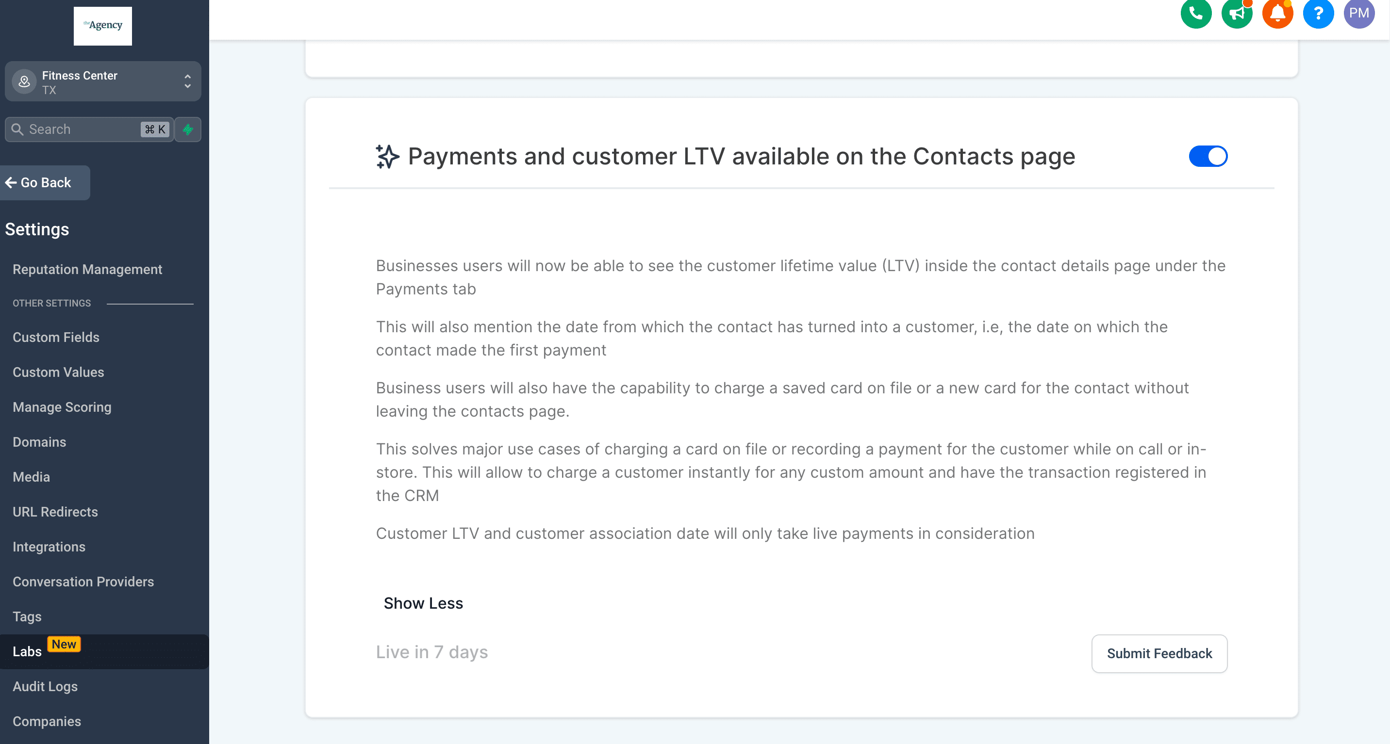 Image showing Customer Information