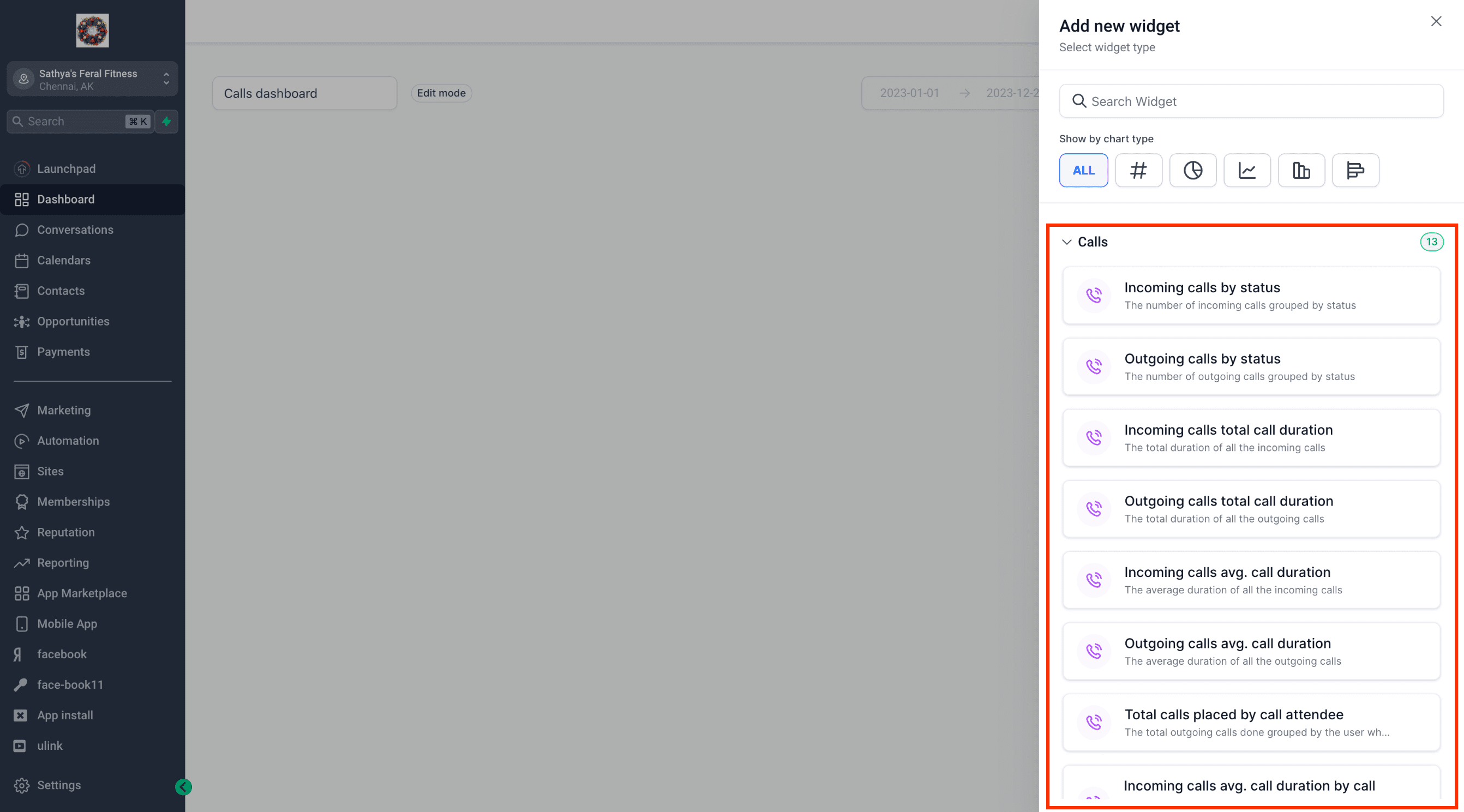 Widgets Overview