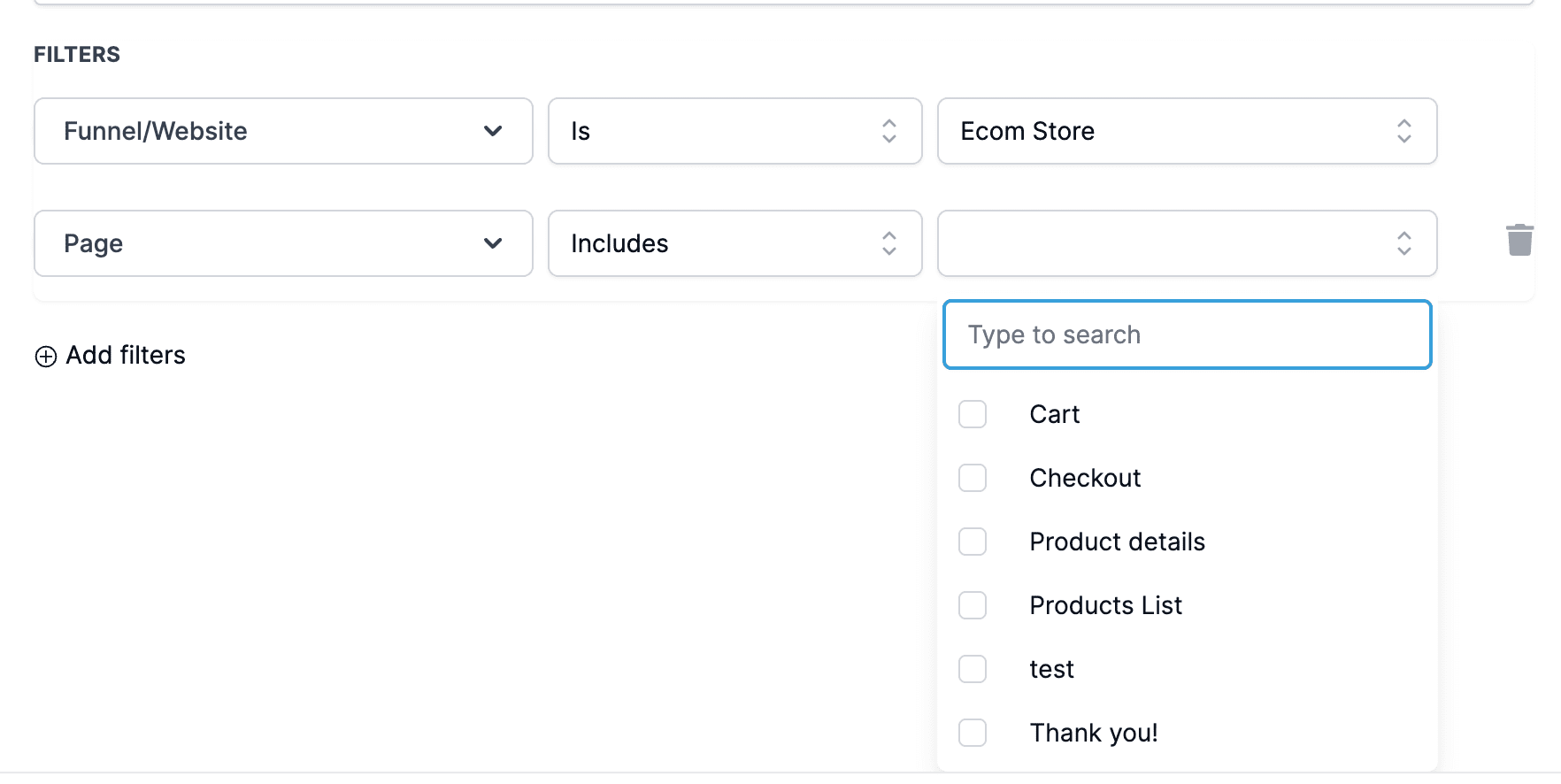 Image guide for Page View Trigger