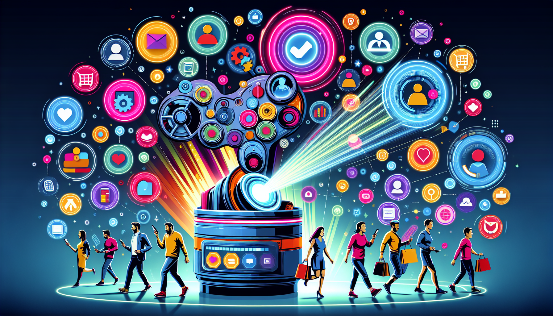 Illustration of improved customer targeting in marketing automation