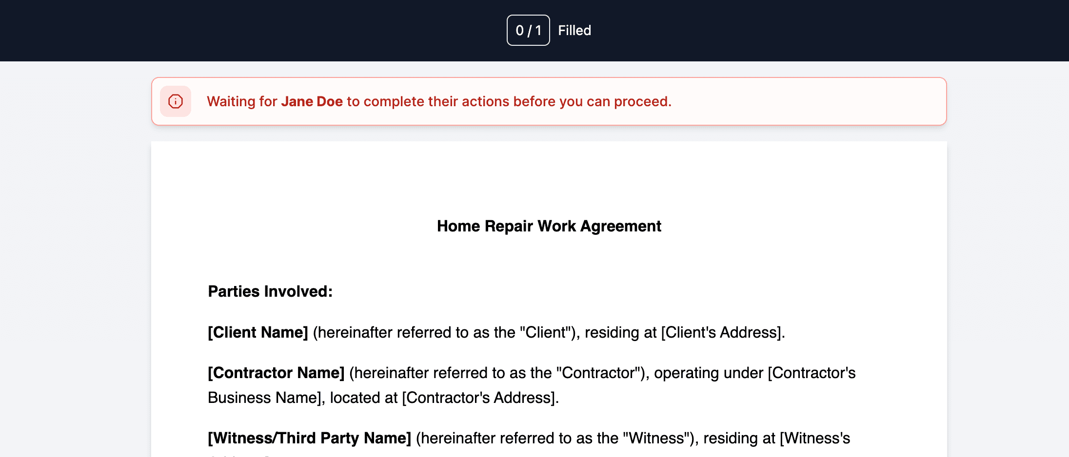 Email Triggering Screenshot