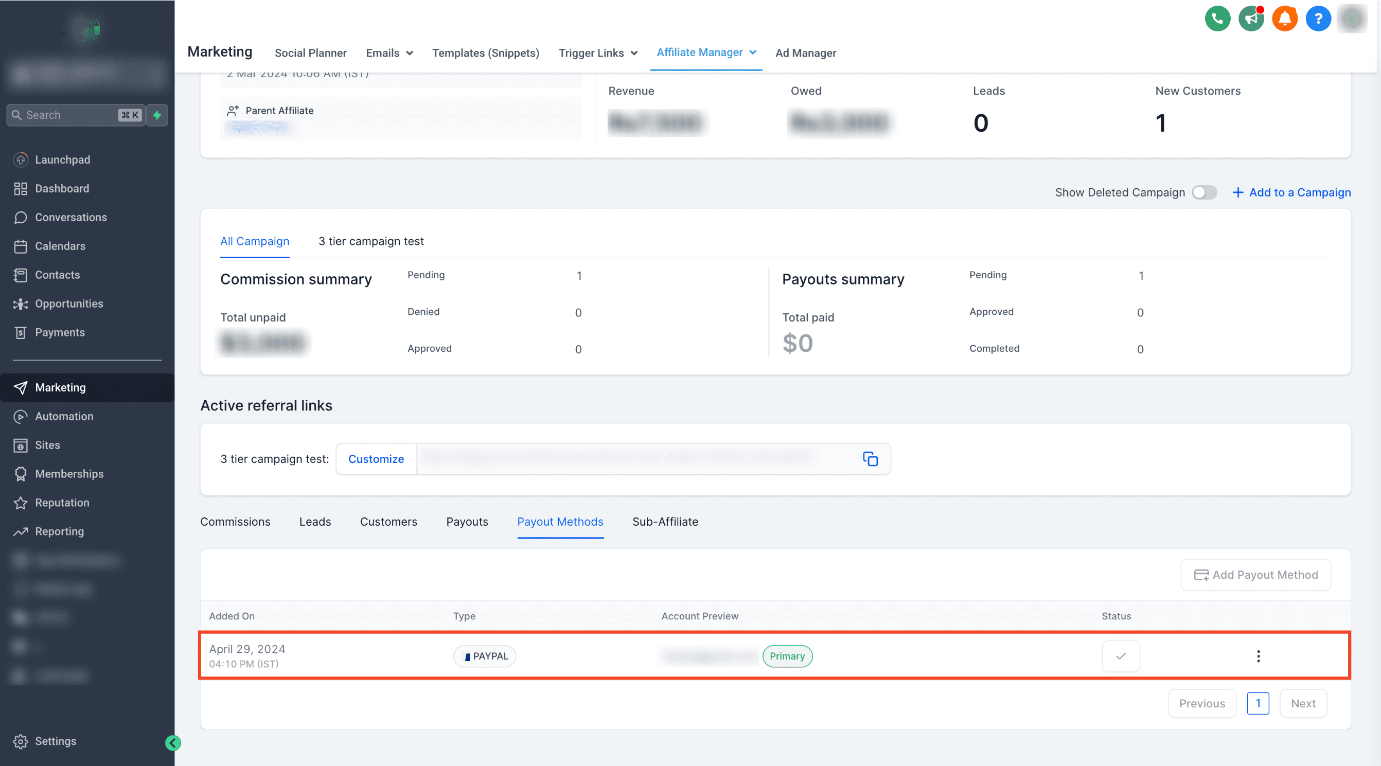 PayPal Email Entry