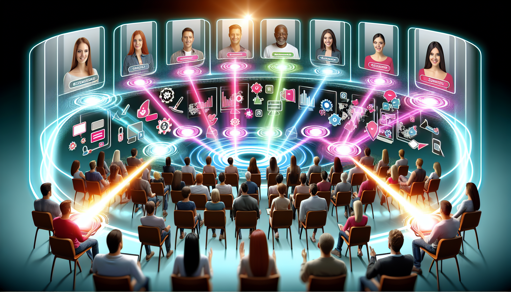 Illustration of personalization and segmentation in marketing automation