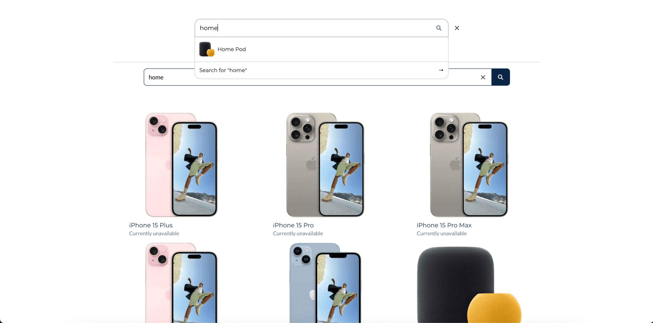 Search Bar Configuration