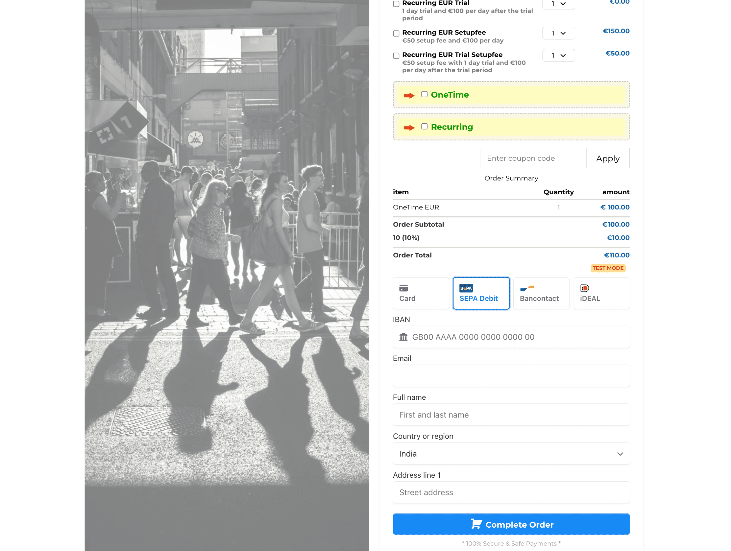 Payment Integration