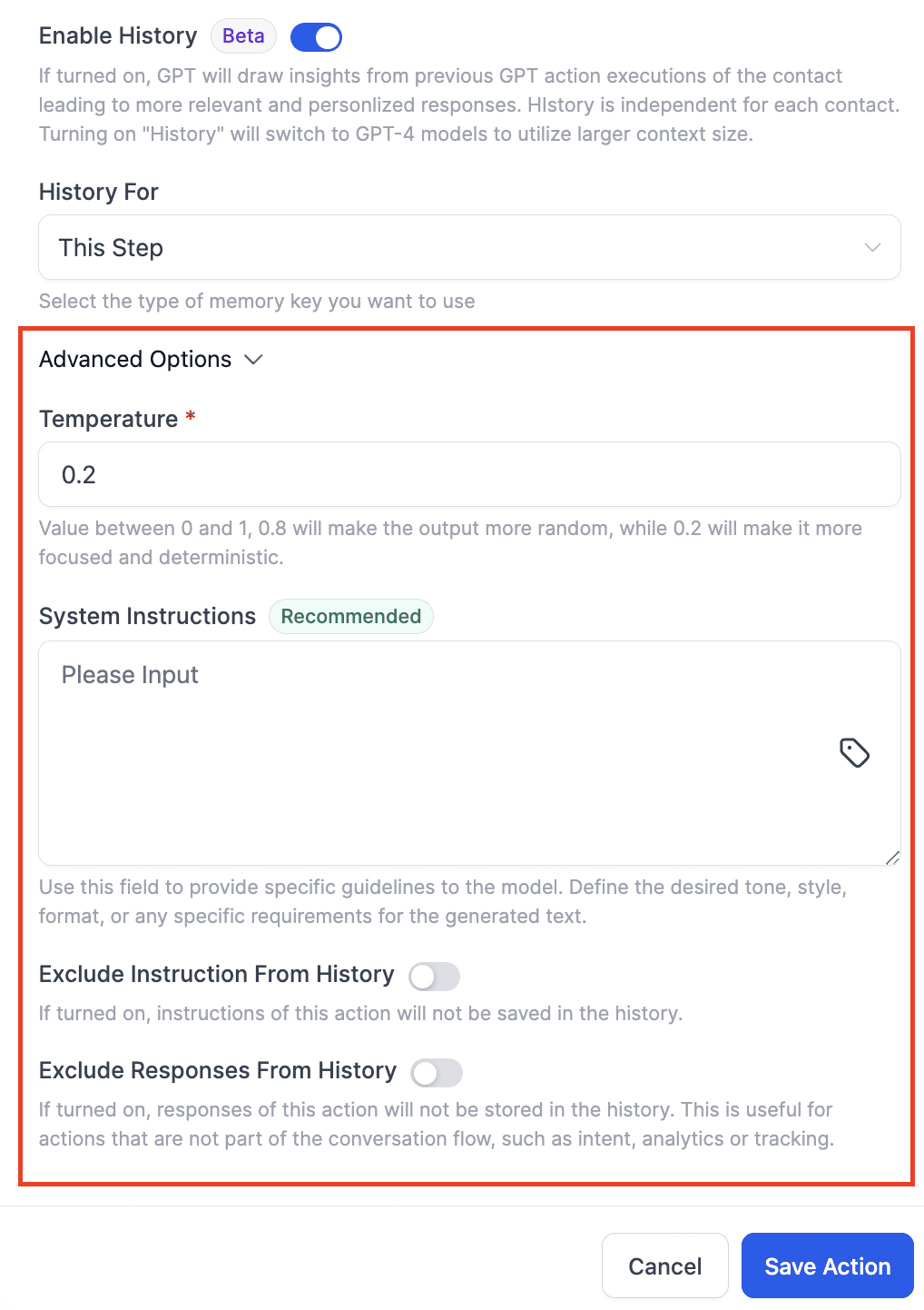 System Instructions