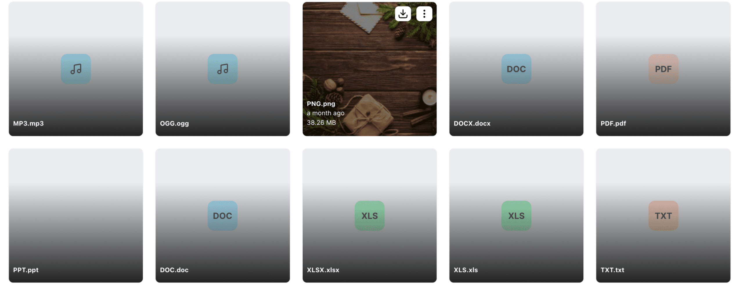 Expanded File Formats