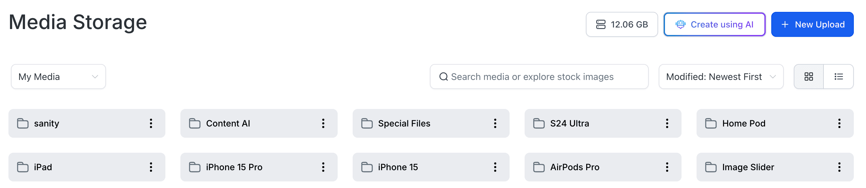 New Grid Layout