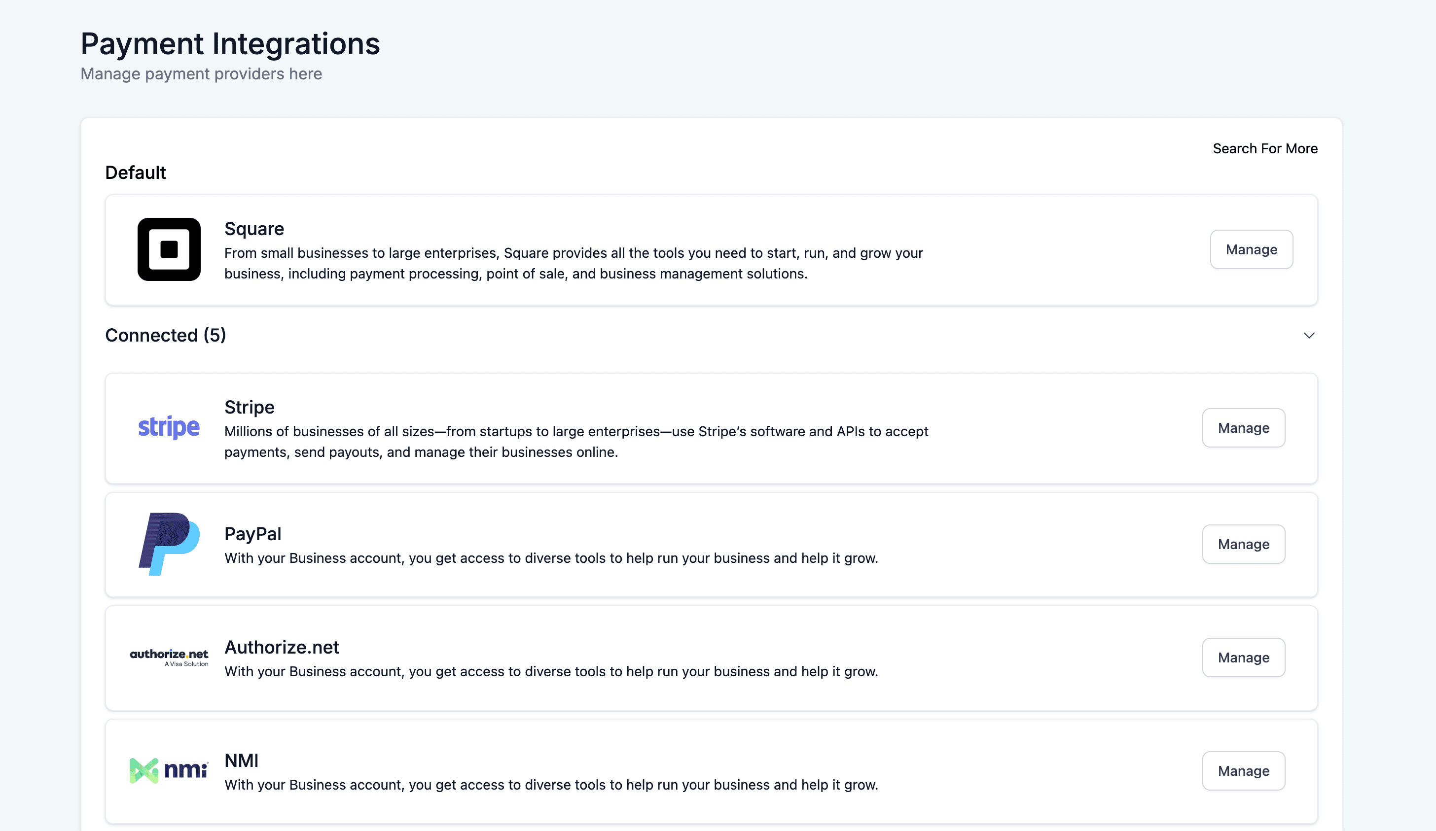 API Integration Screenshot