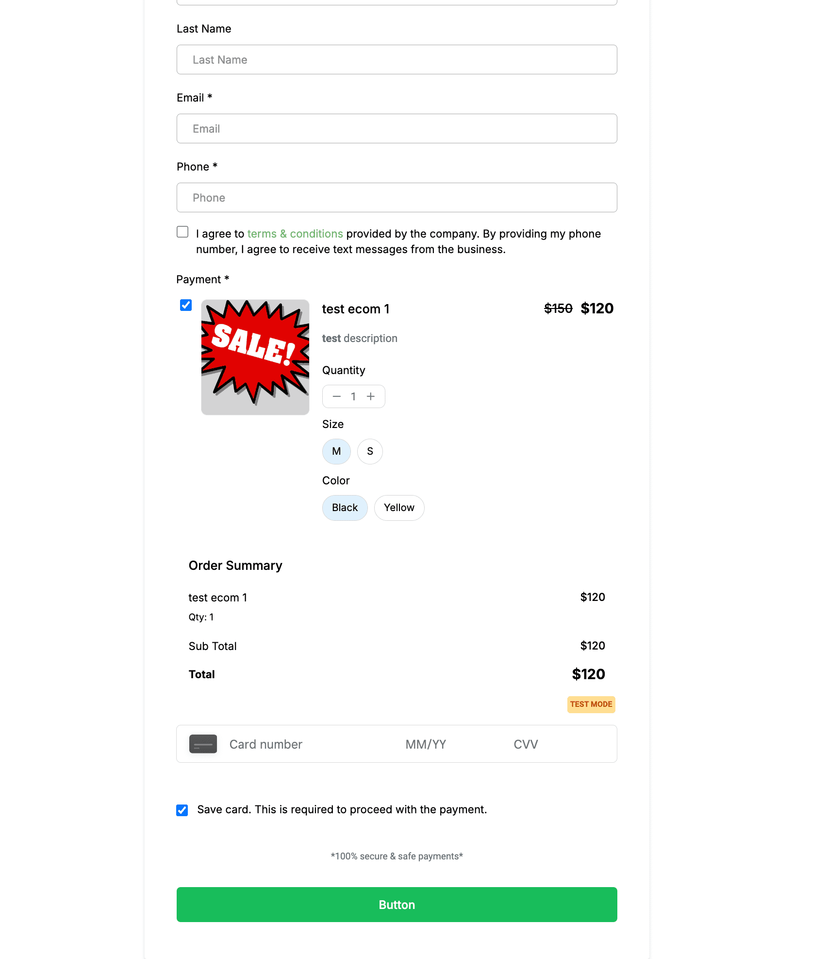 Transaction Tracking Screenshot