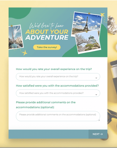 Travel Agency Trip Feedback