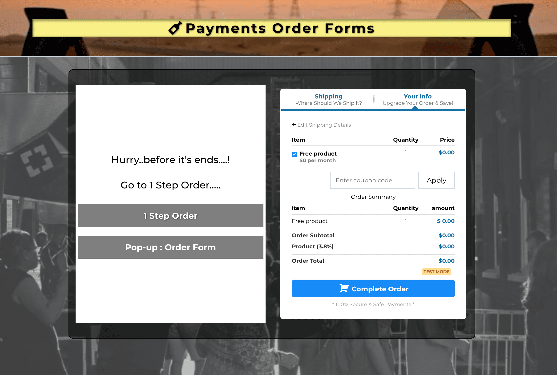Easy Funnel Builder Settings