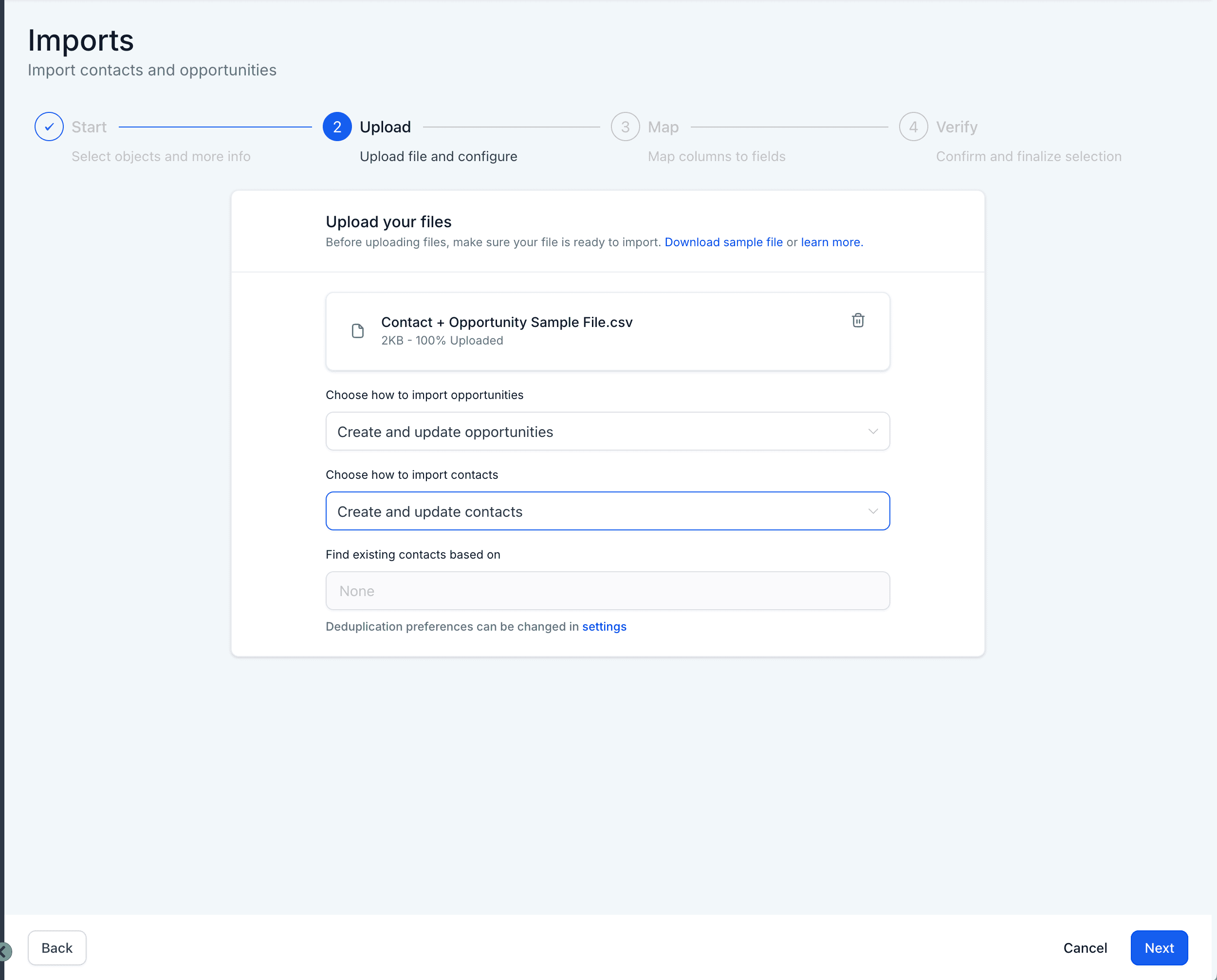 Select Record Actions