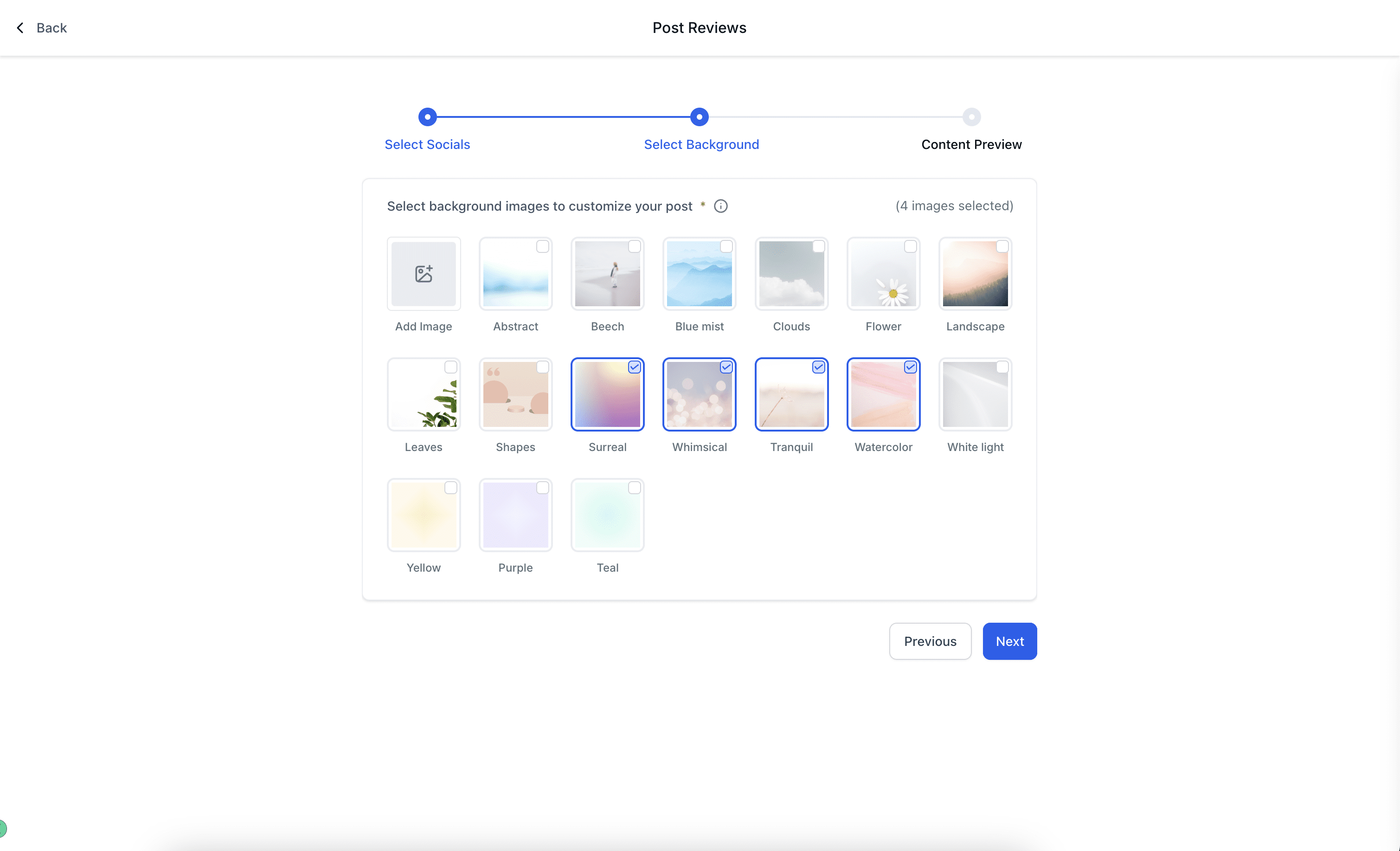 Background Image Options