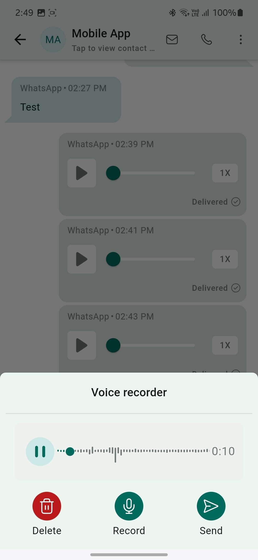 Voice Note Icon