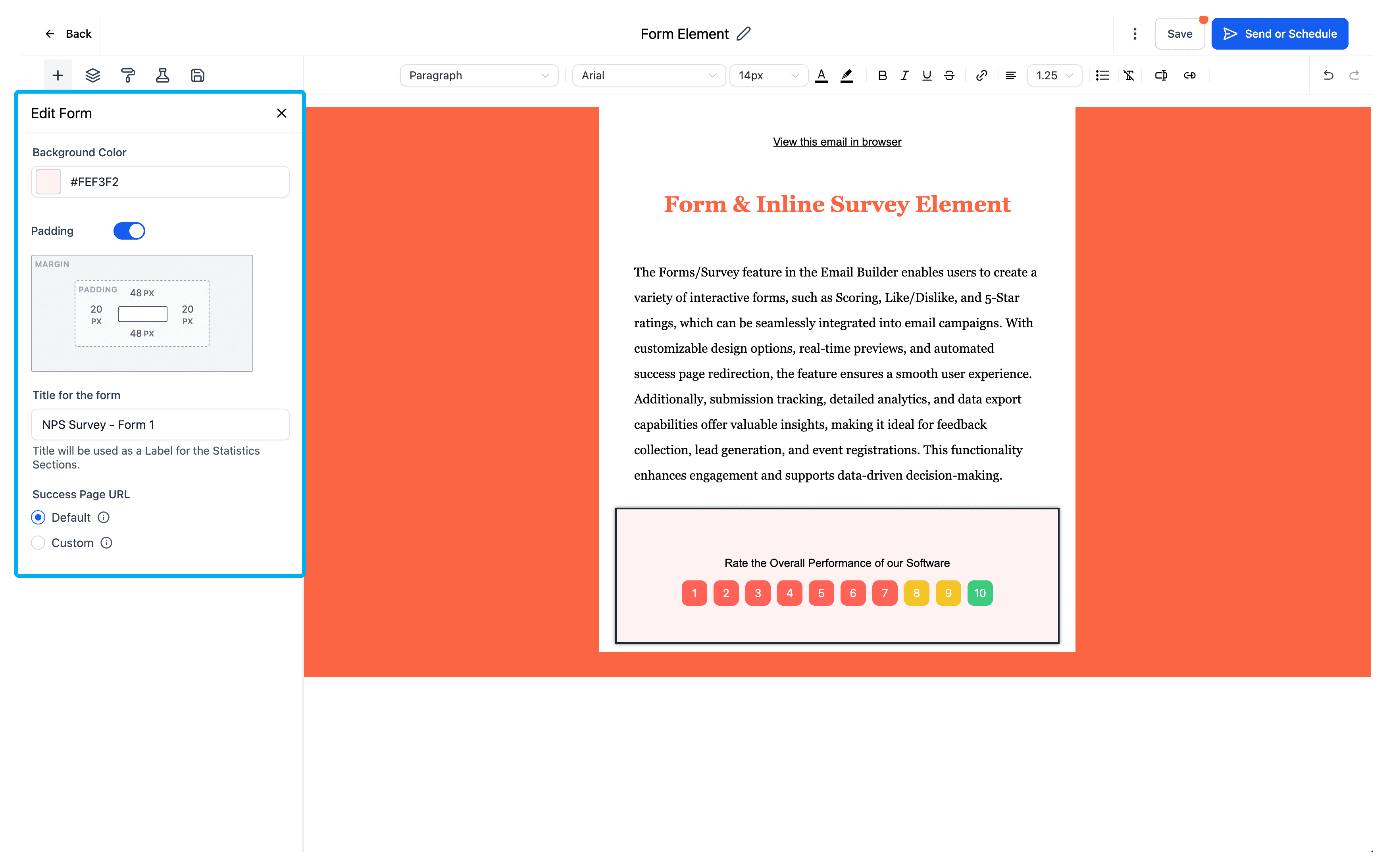 Customizing form design