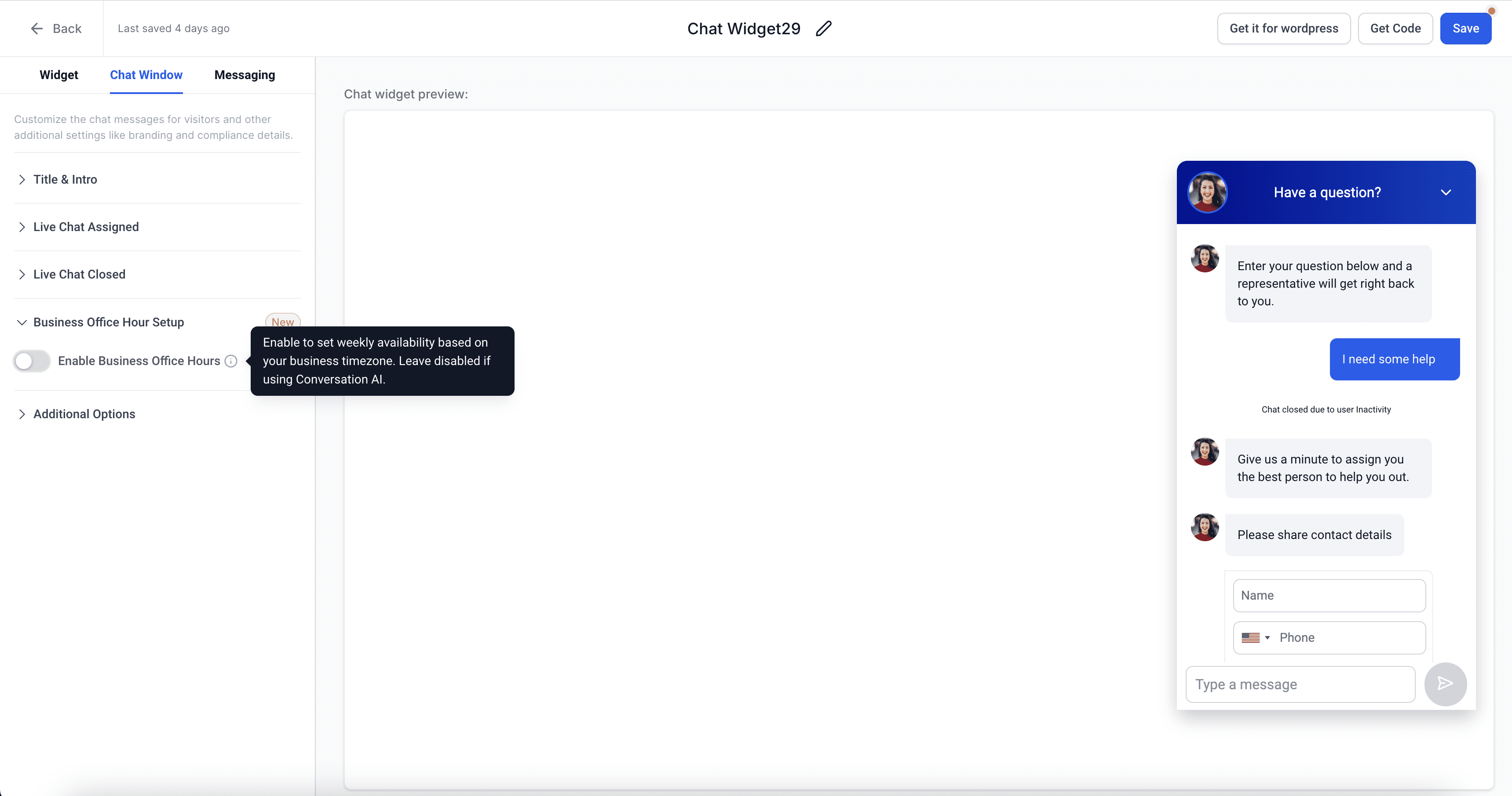 Chat Setup Image 4