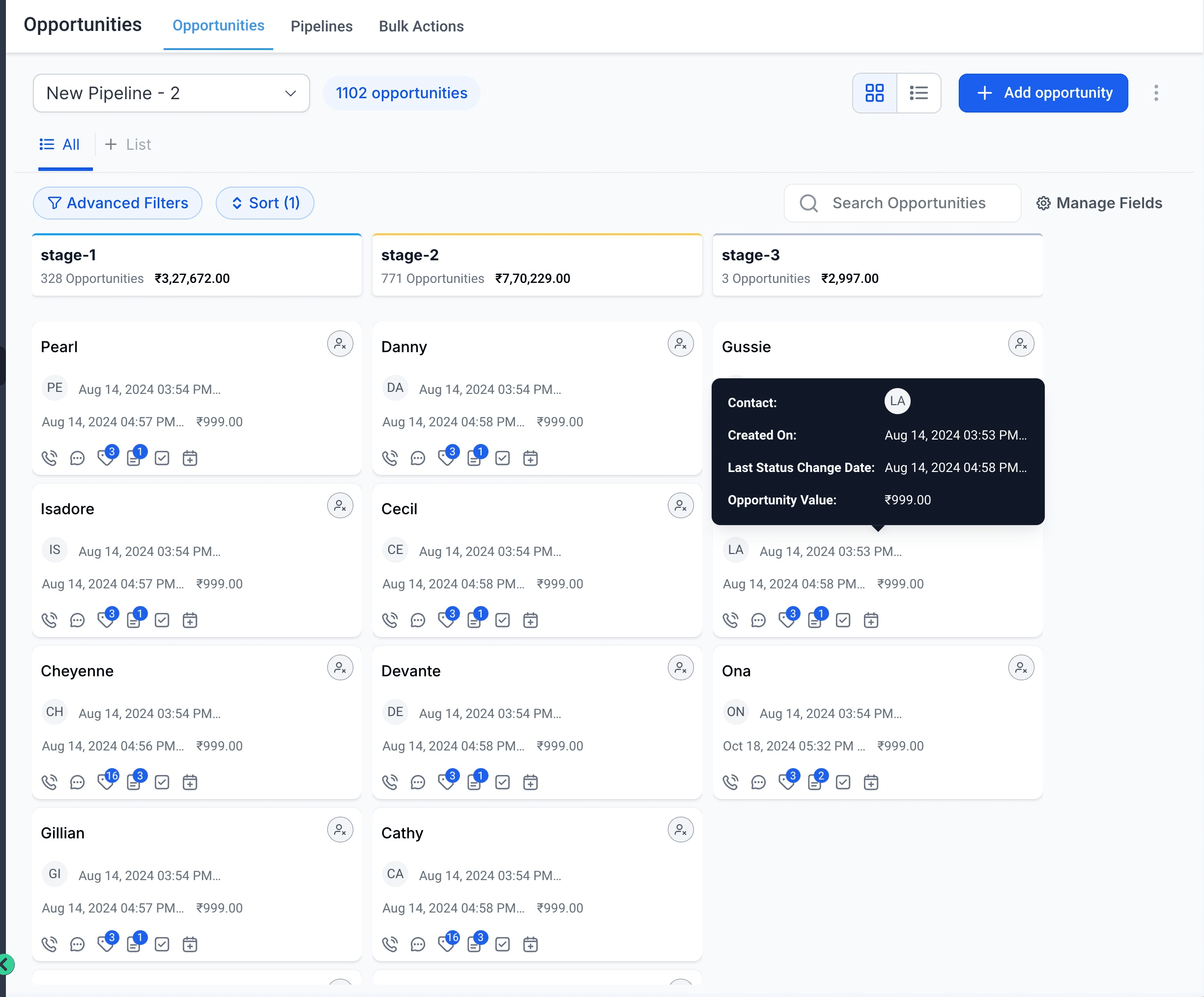Example Layout Options