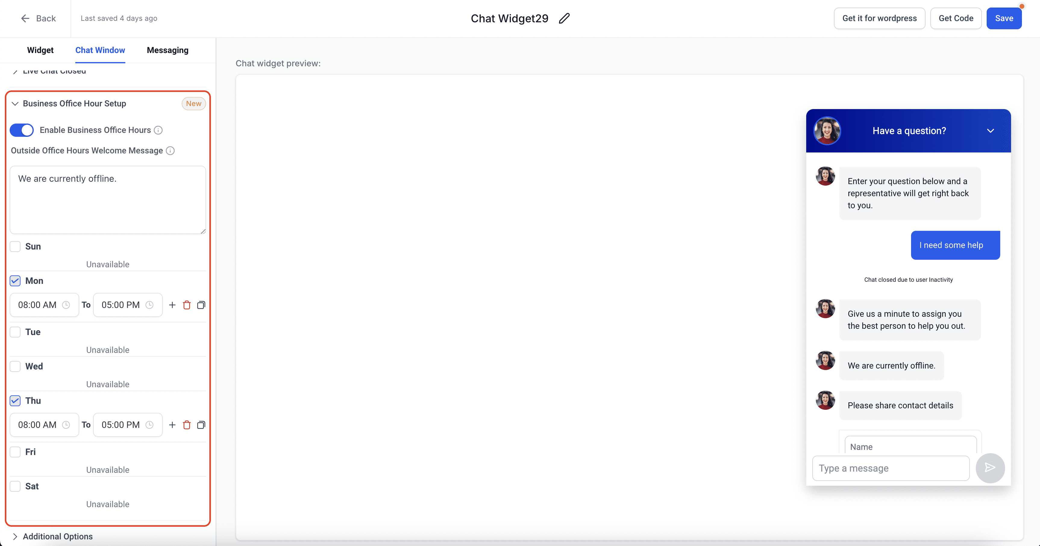 Chat Setup Image 1