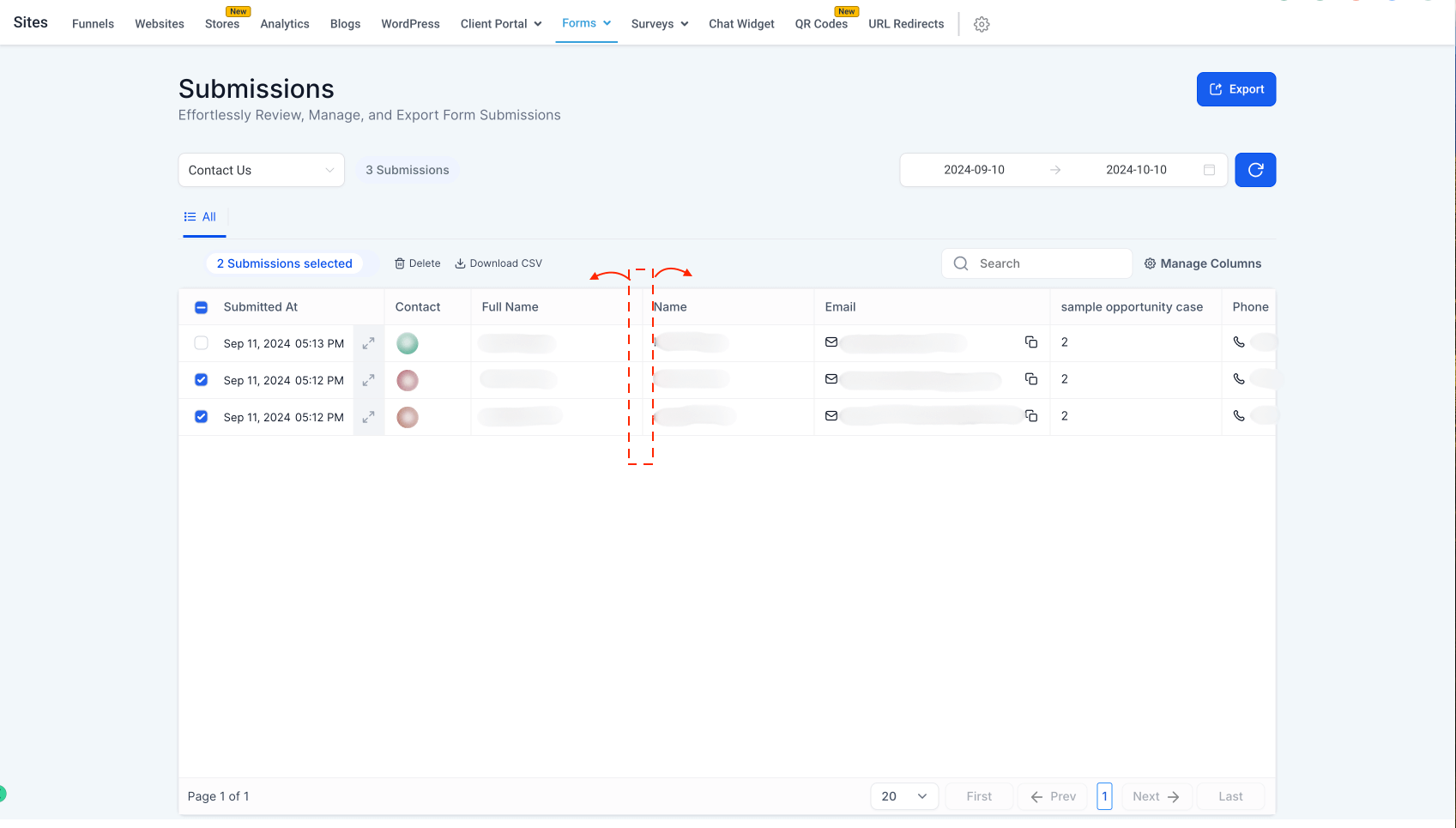 Adjust Column Width
