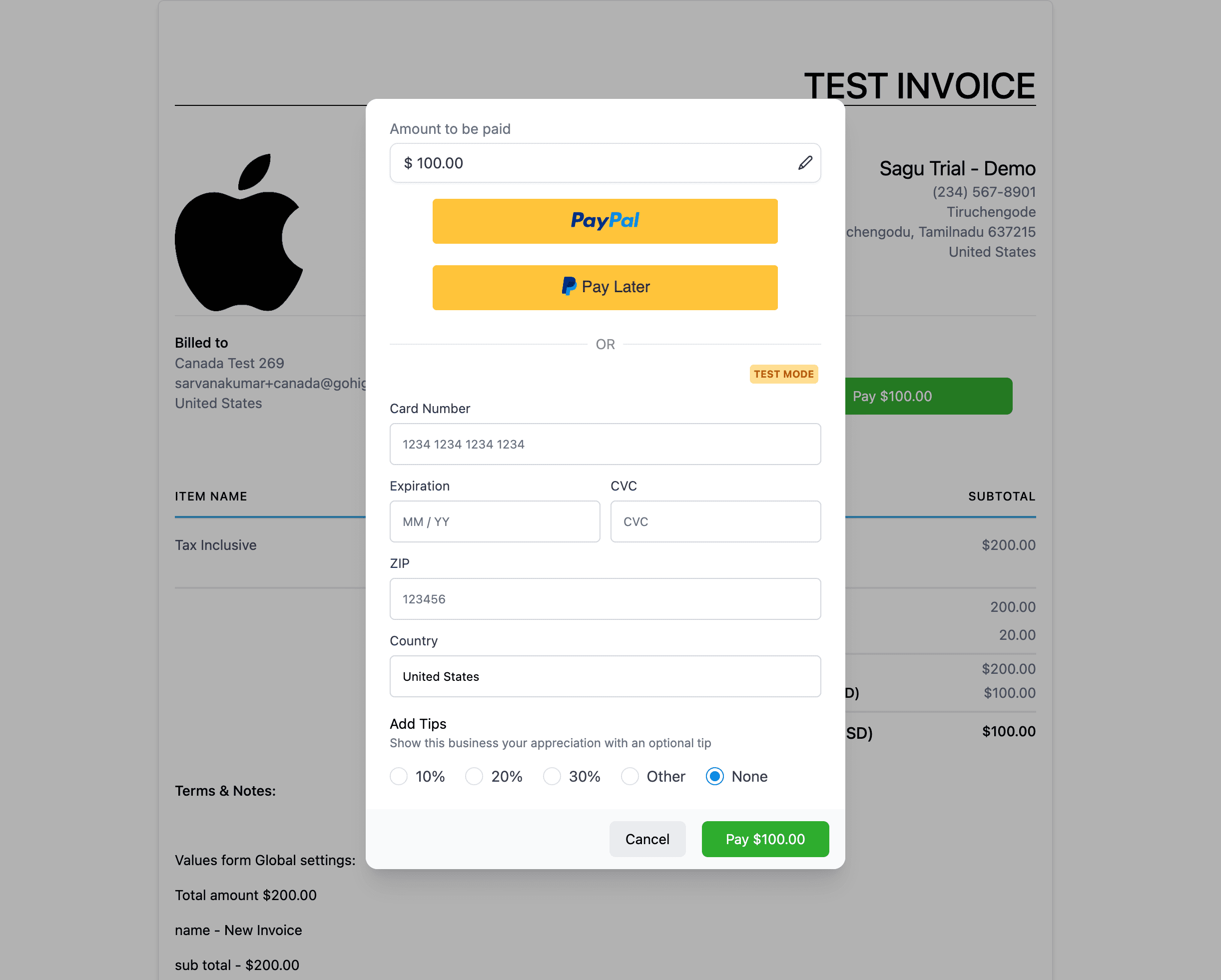 Choose PayPal or Other Providers