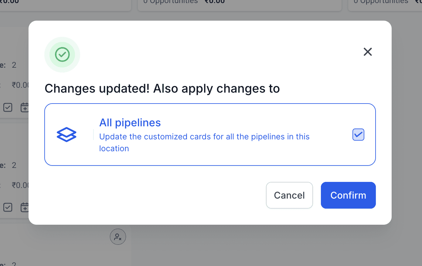 Save Changes