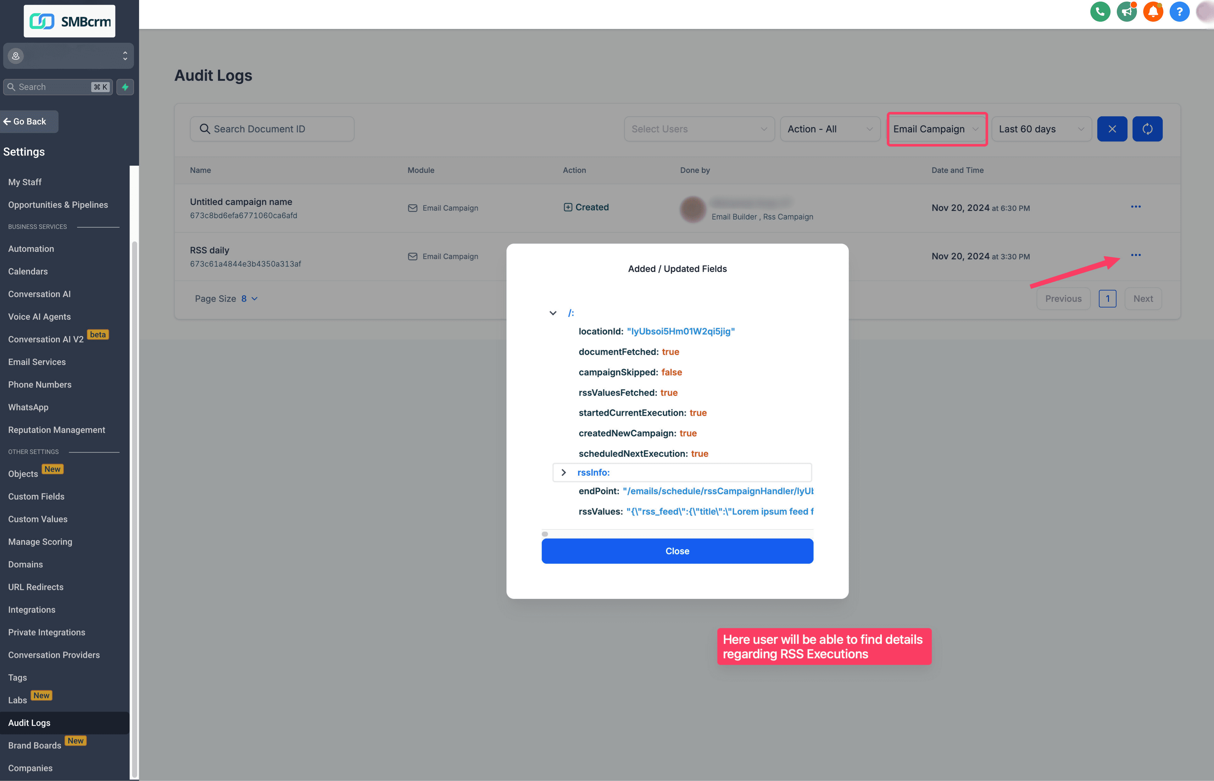 Audit Log Integration Image