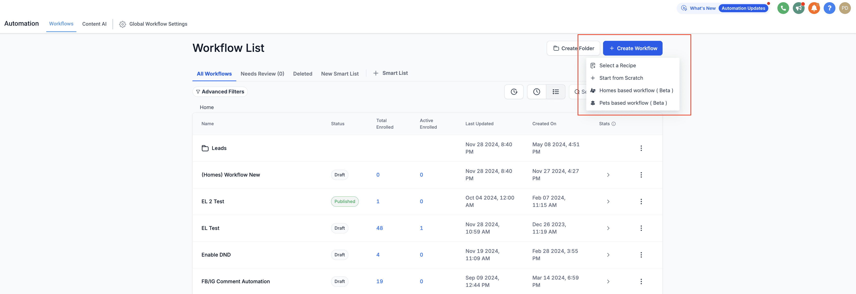 Custom Object Workflows Screenshot 1