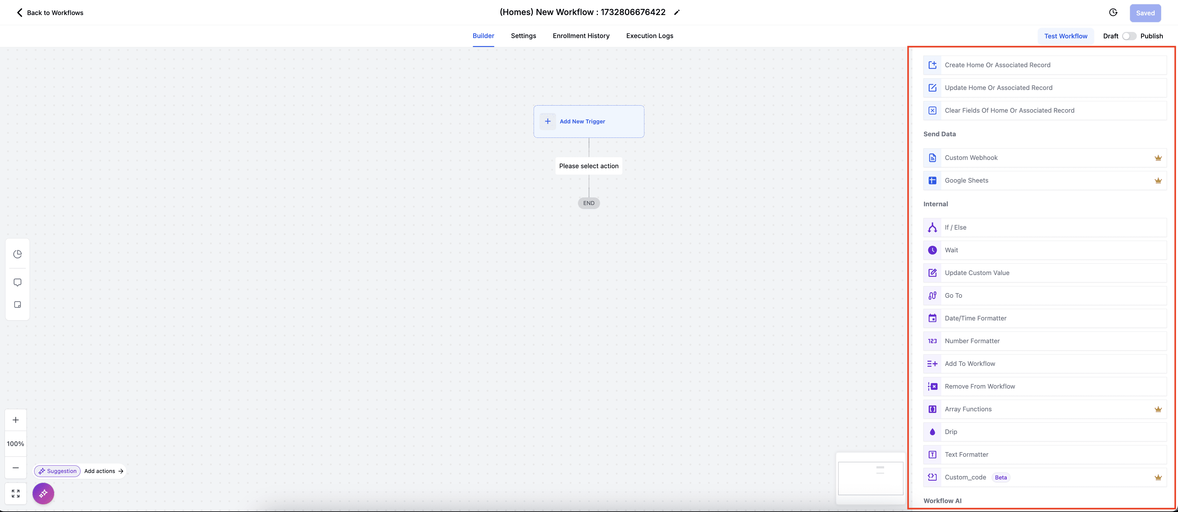 Custom Object Workflows Screenshot 3