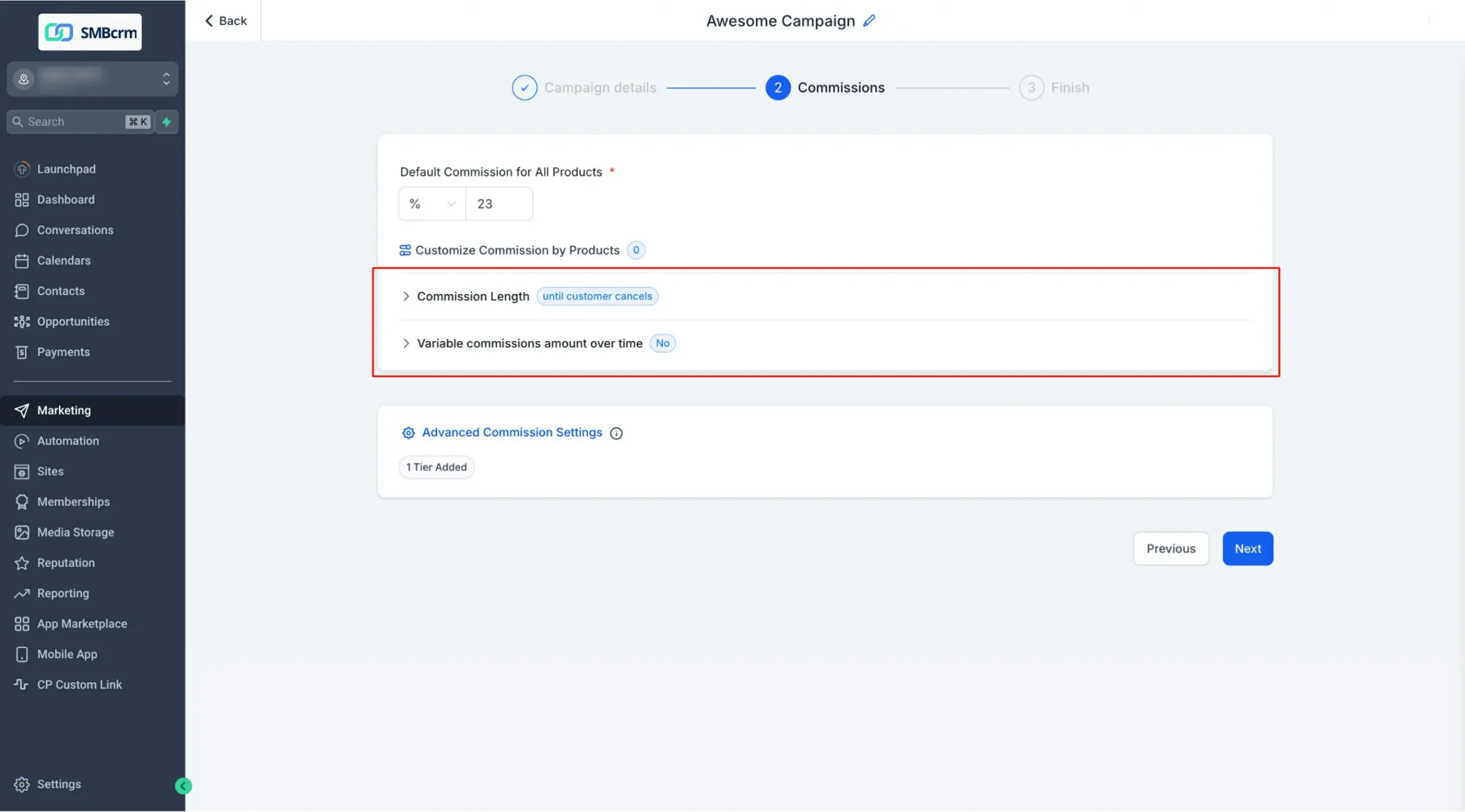 Affiliate Campaign Setup