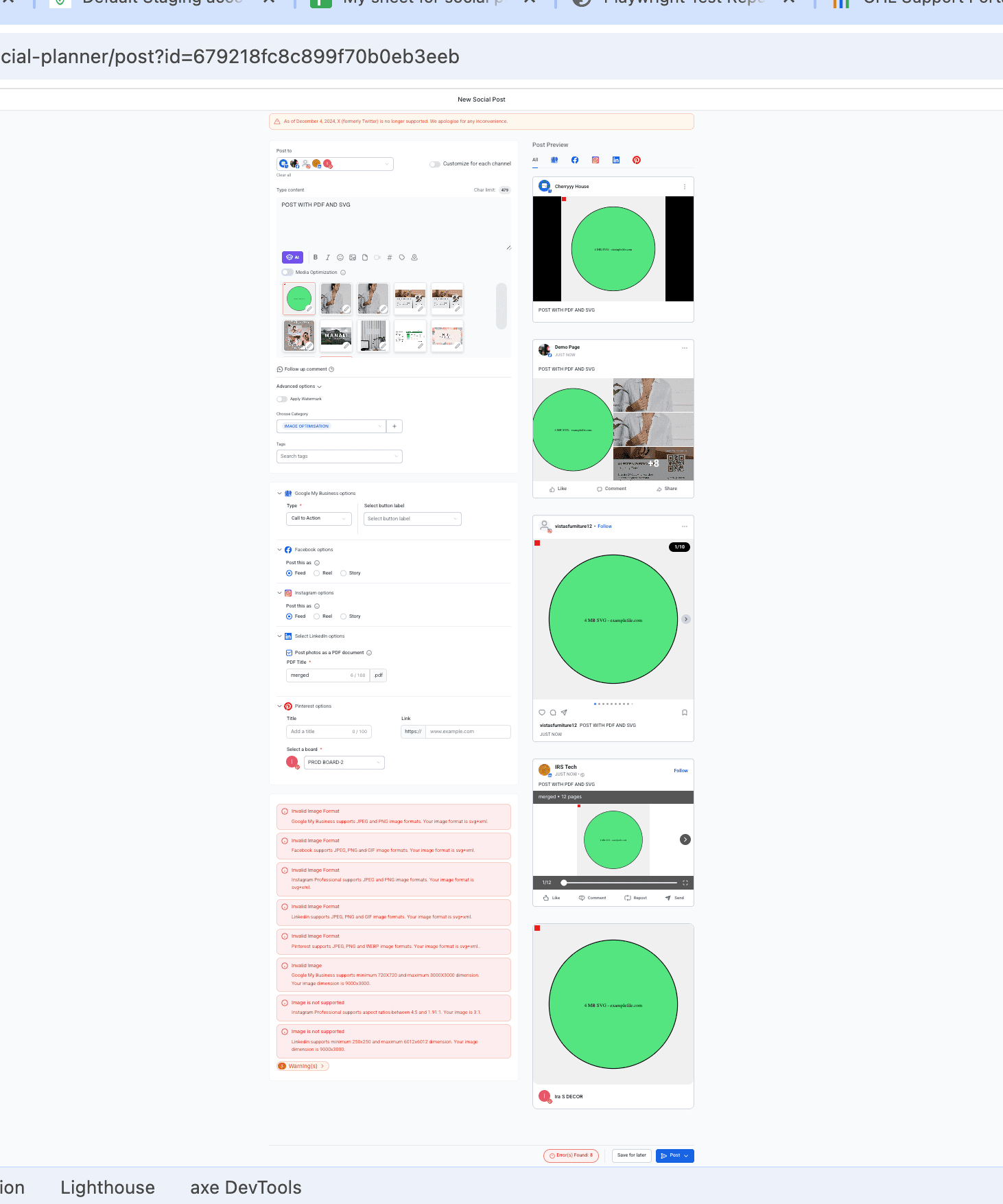 Image Format and Size