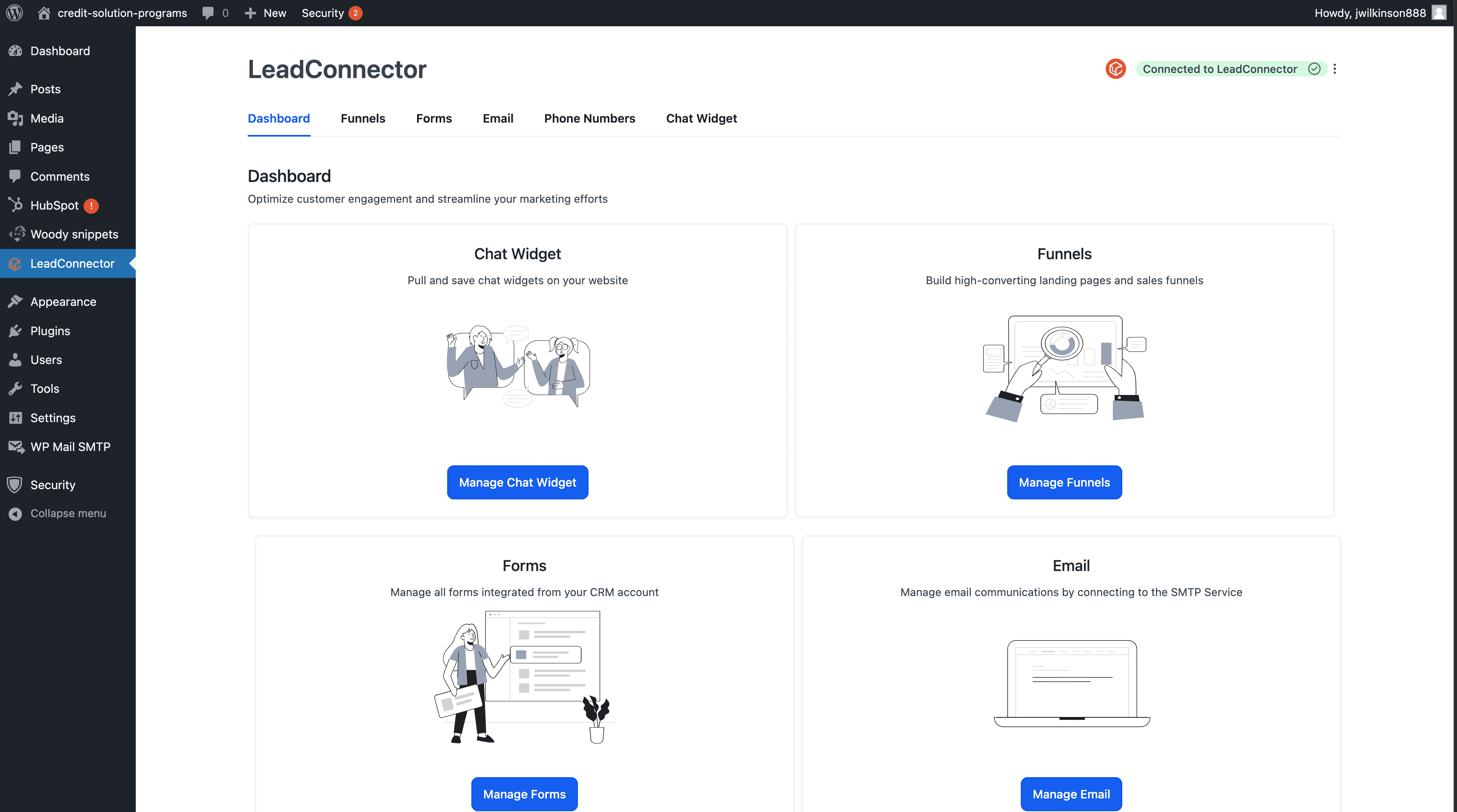 Email Setup Screenshot