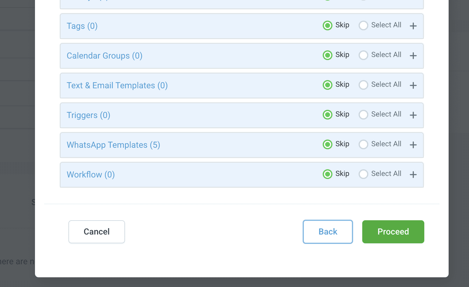 Import Templates
