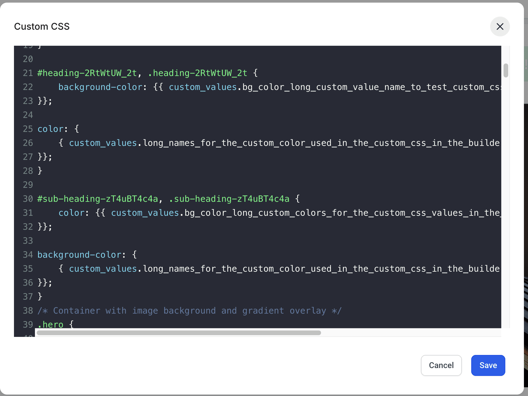 Visual of Code Enhancement