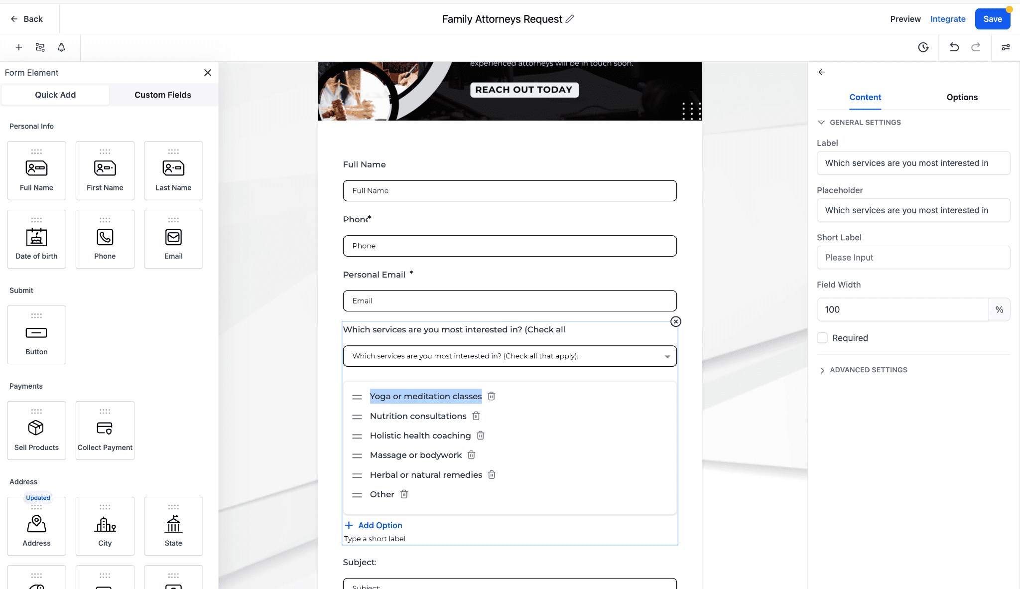 Inline Editing Example 3