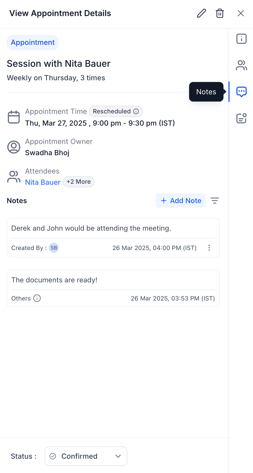 Streamlined Conversation Tab