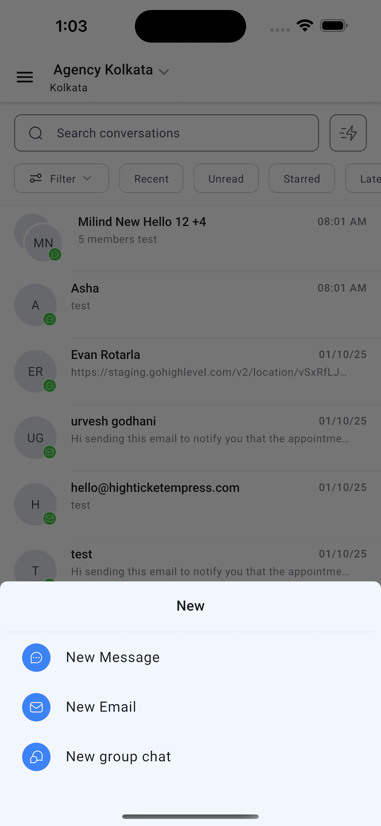 Group Chat Example 1