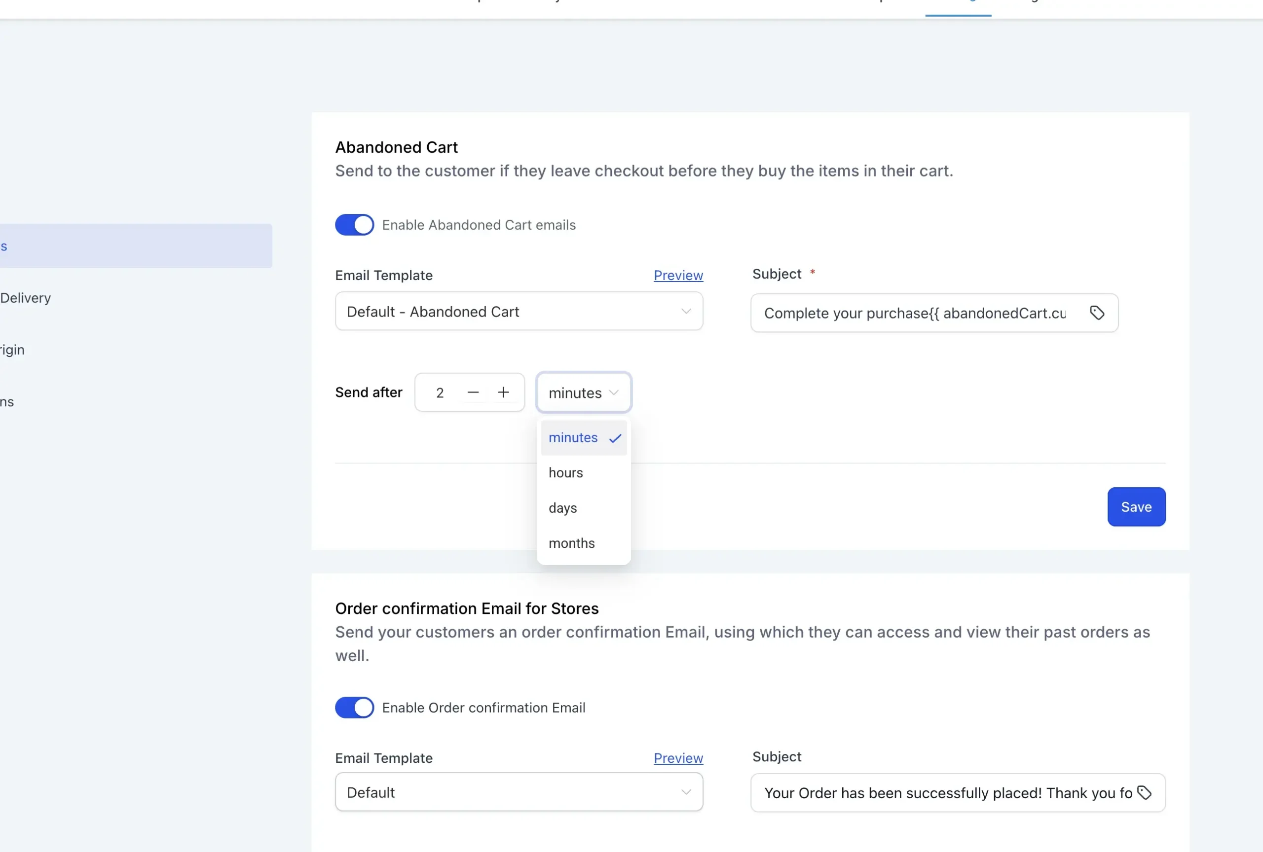 Subject Line Customization