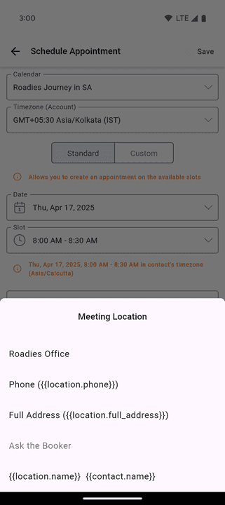 Multiple Meeting Locations