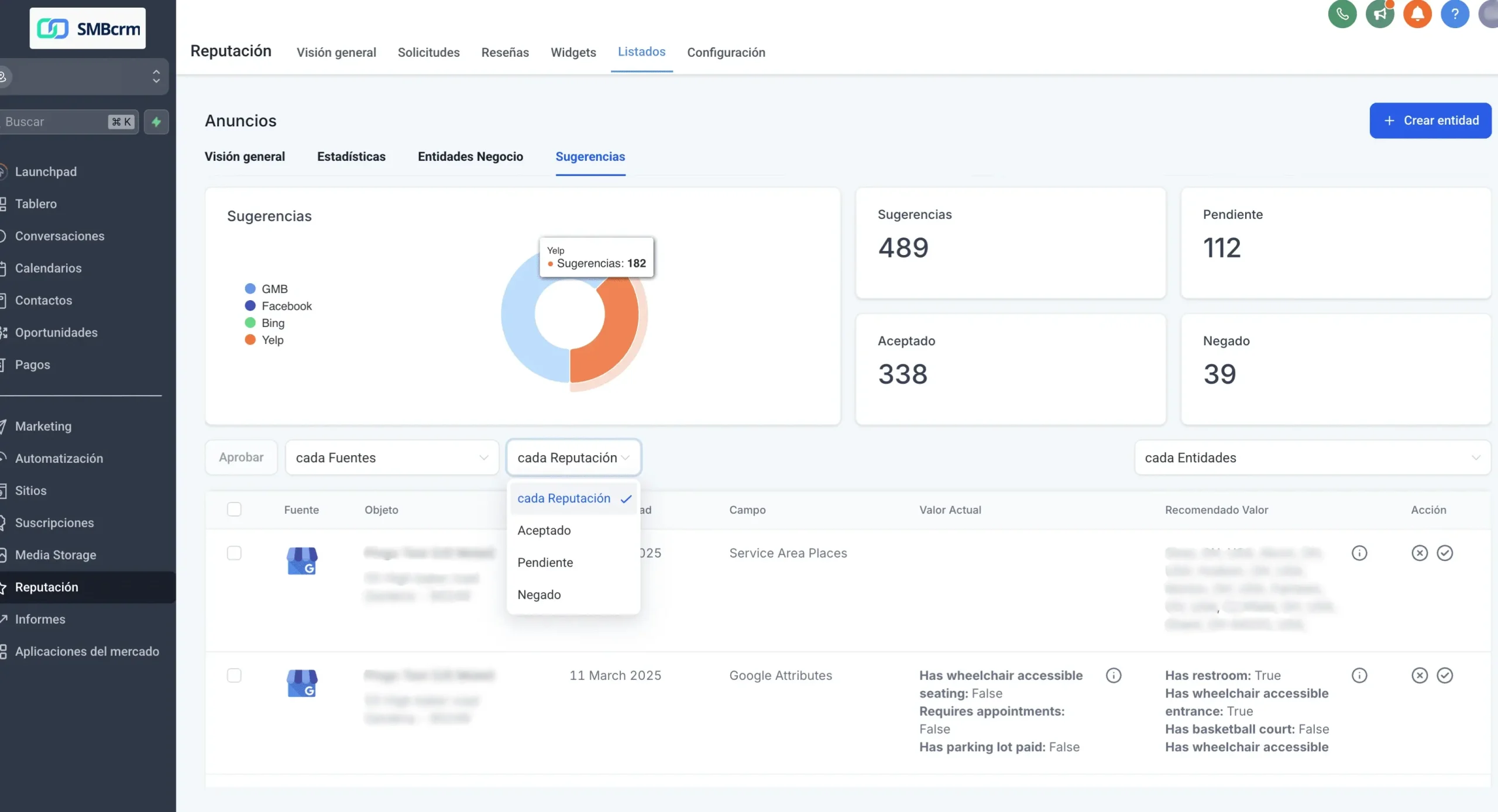 Streamlined Suggestion Review