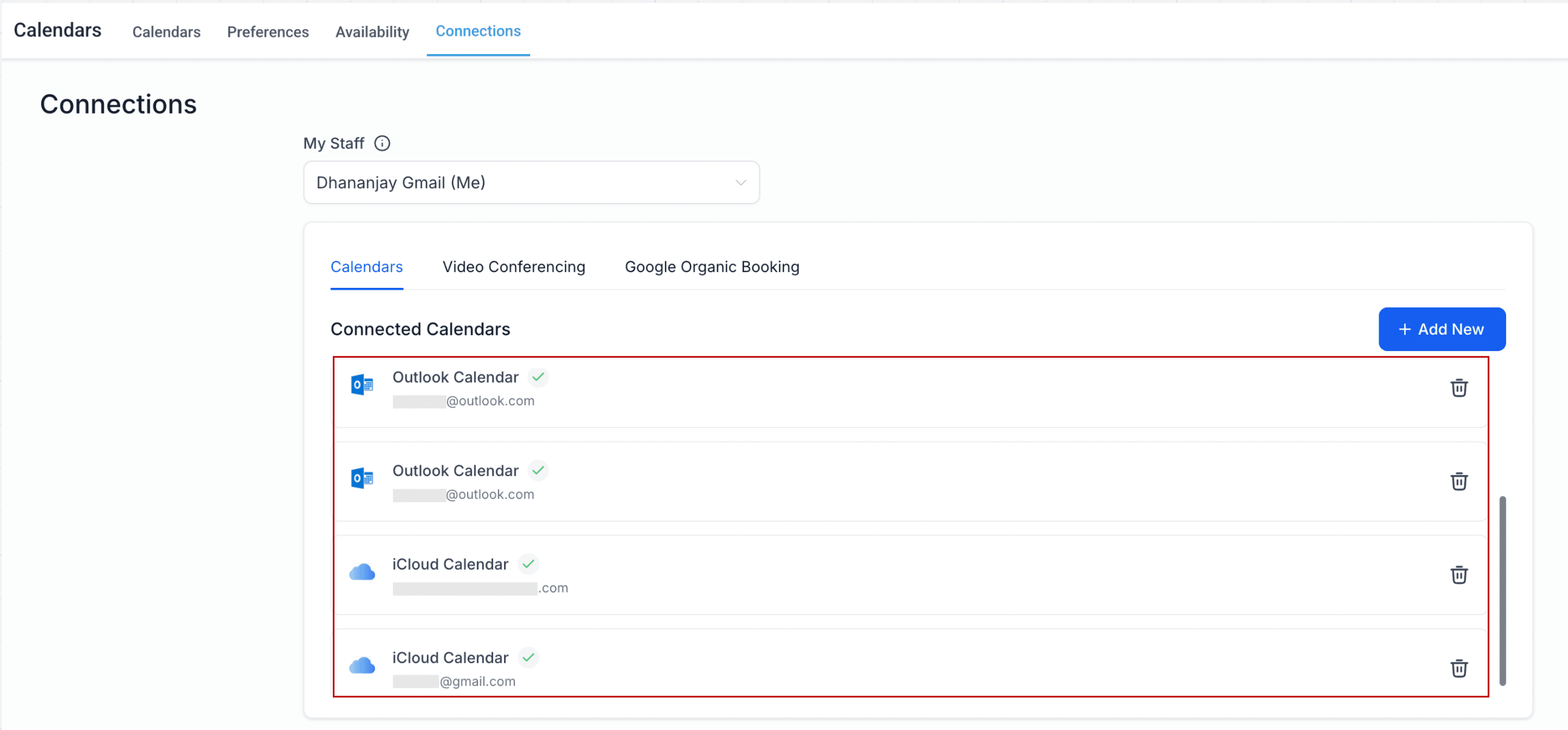Calendar Integration Update
