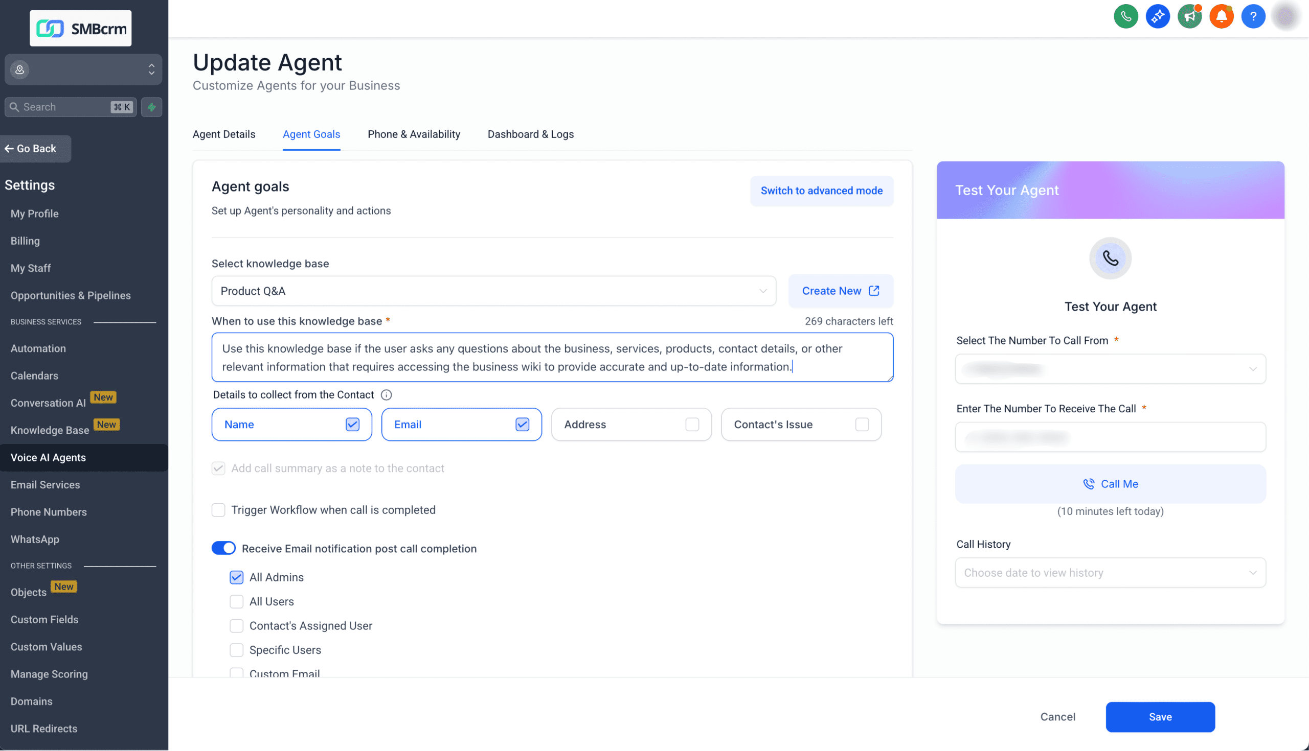 Create New Knowledge Base