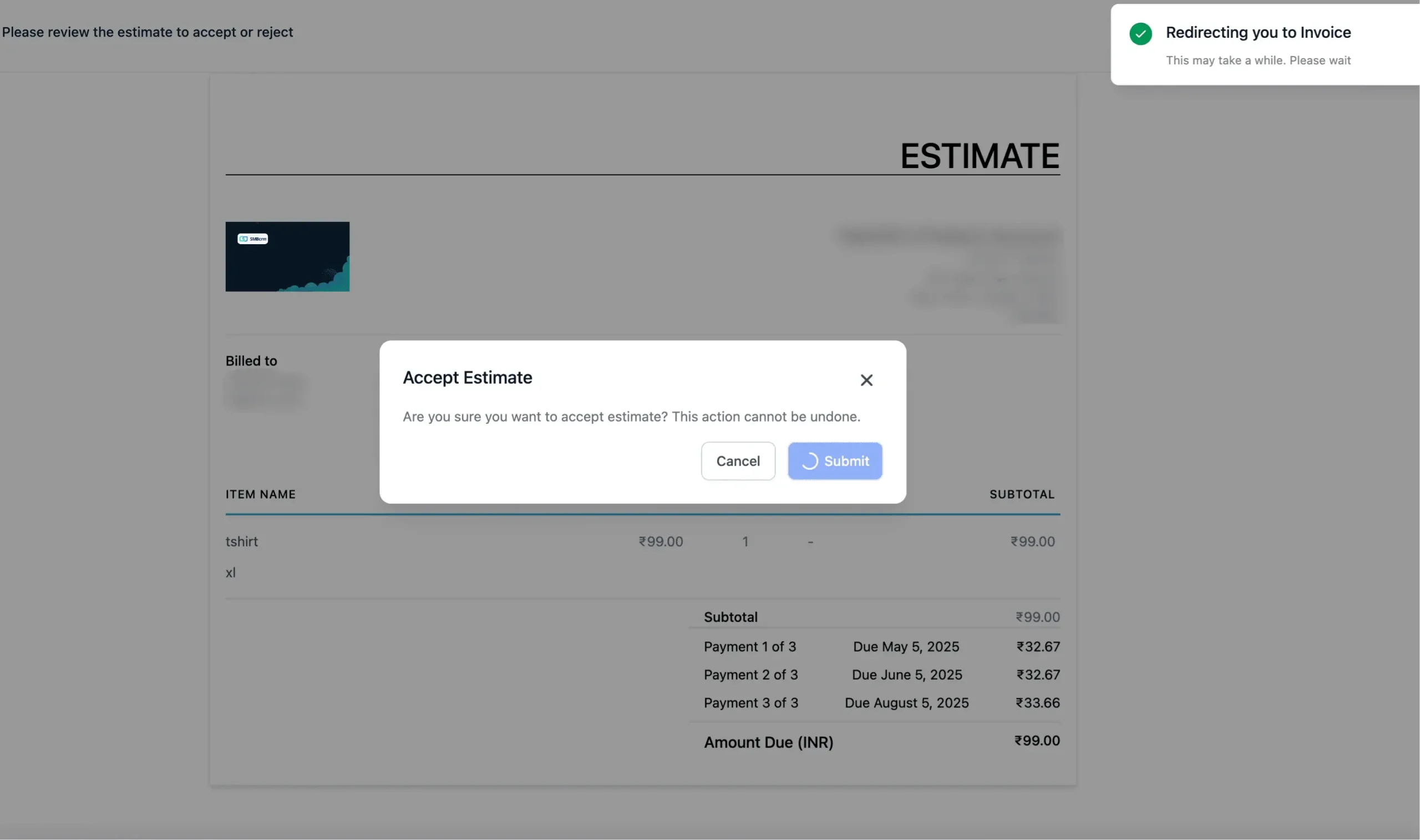 Payment Process
