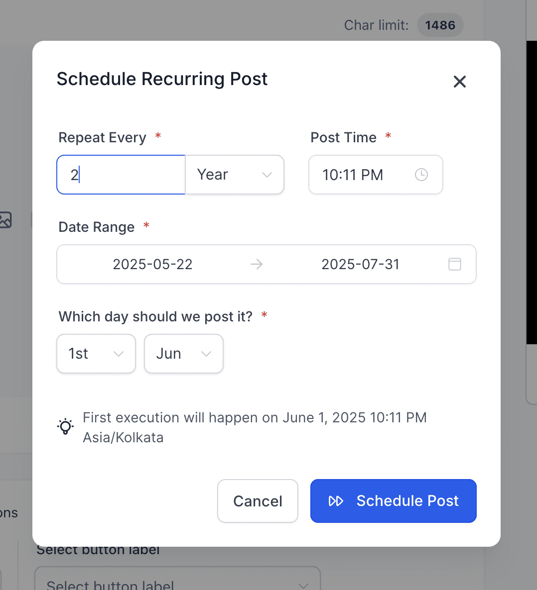 Schedule Post
